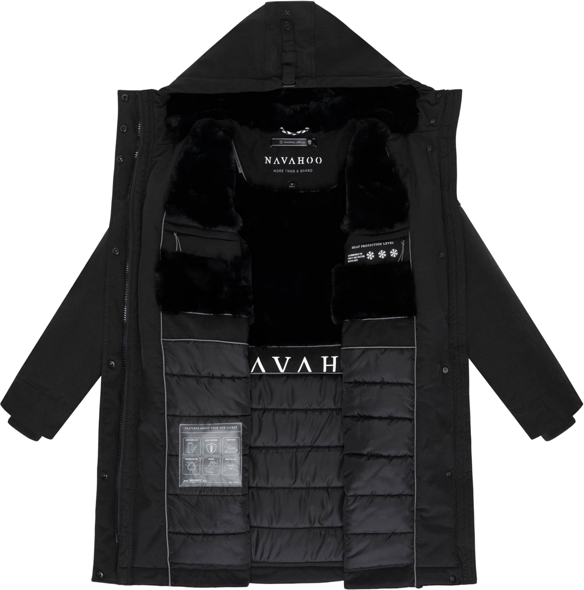 NAVAHOO, Women Winterjacket Hageltanz