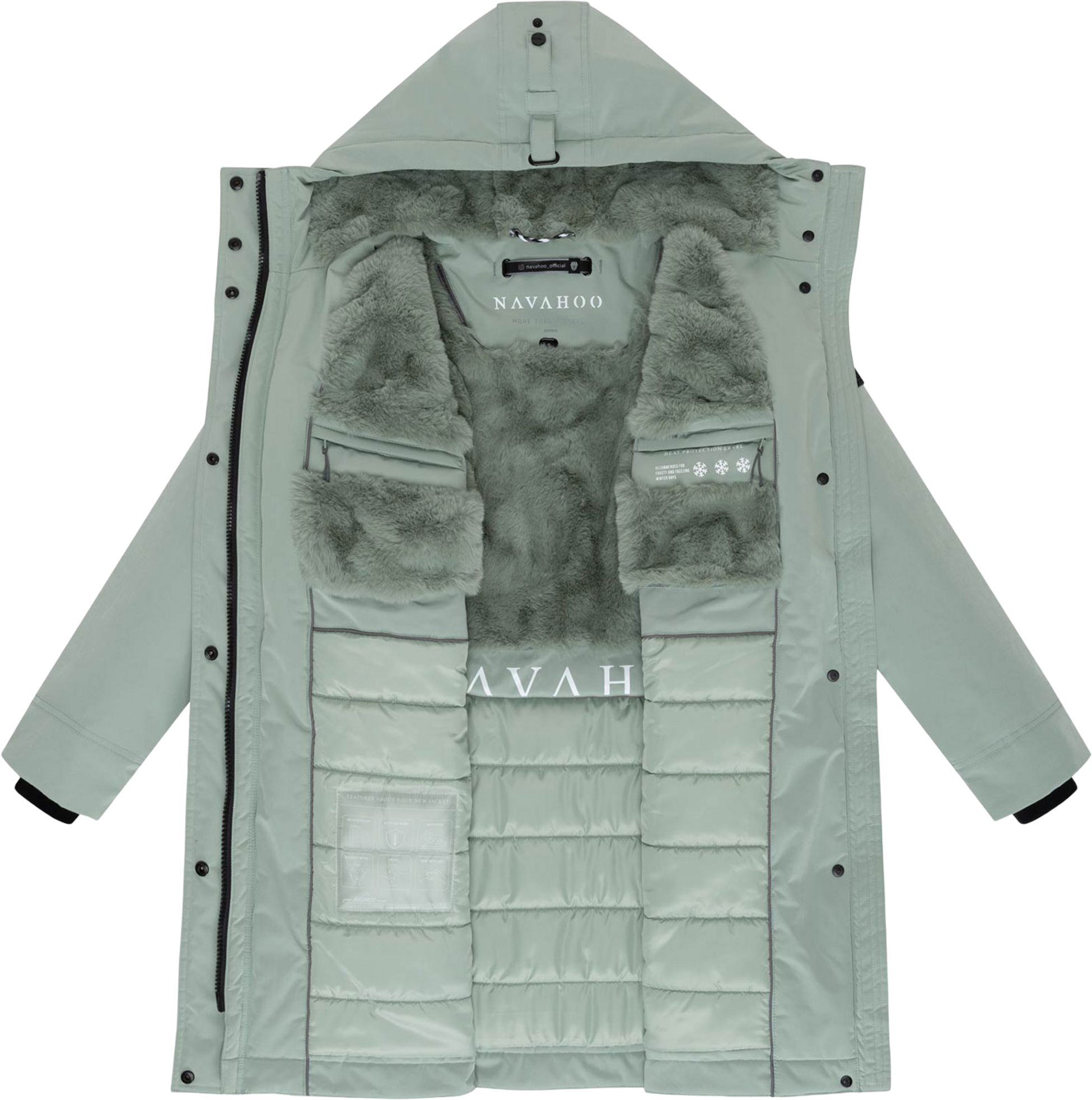 NAVAHOO, Women Winterjacket Hageltanz