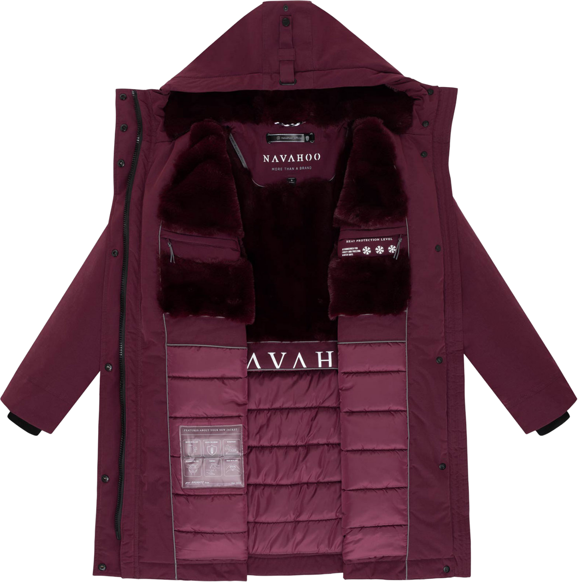 NAVAHOO, Women Winterjacket Hageltanz