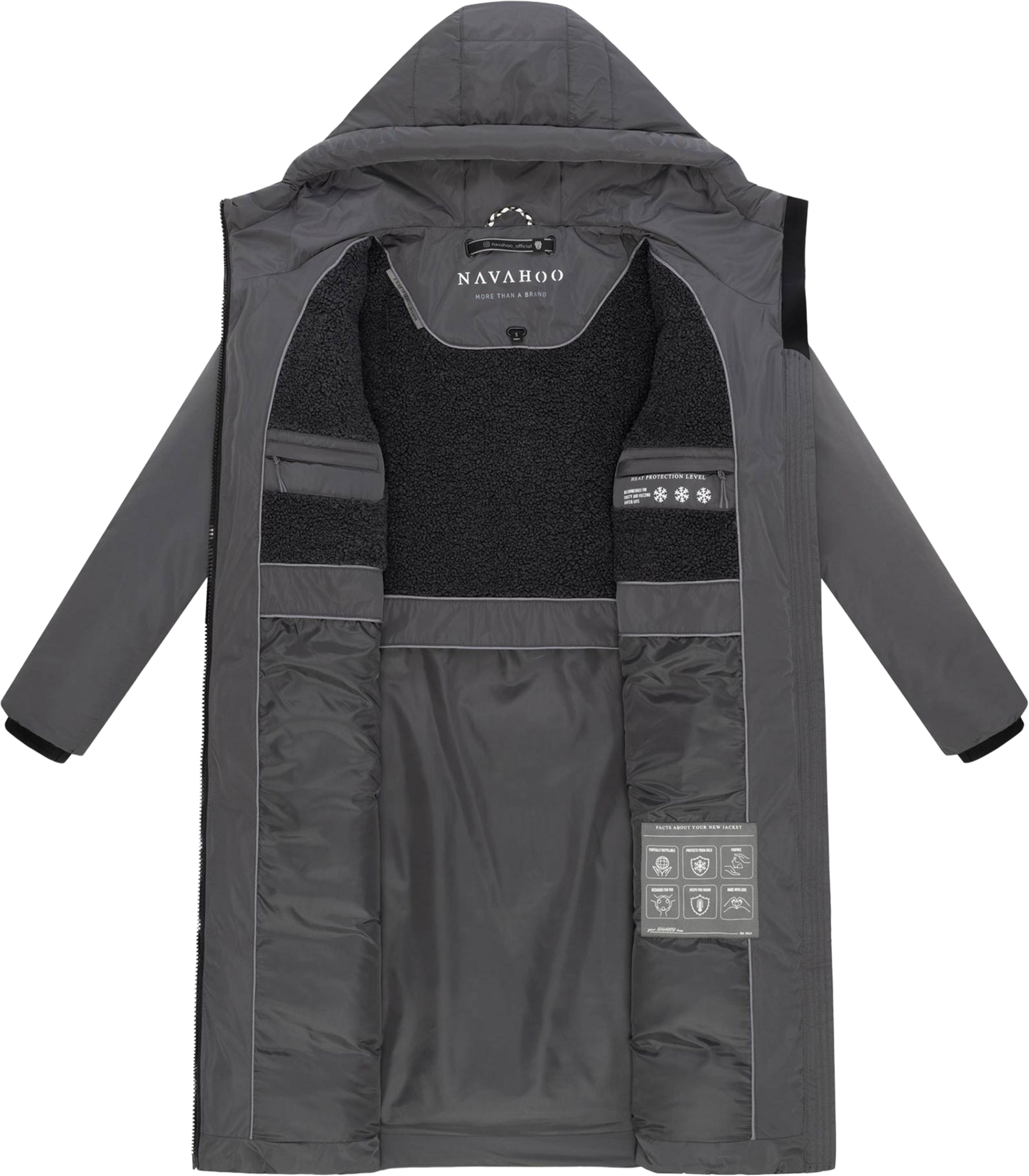 NAVAHOO, Women Winterjacket Herbstnebel