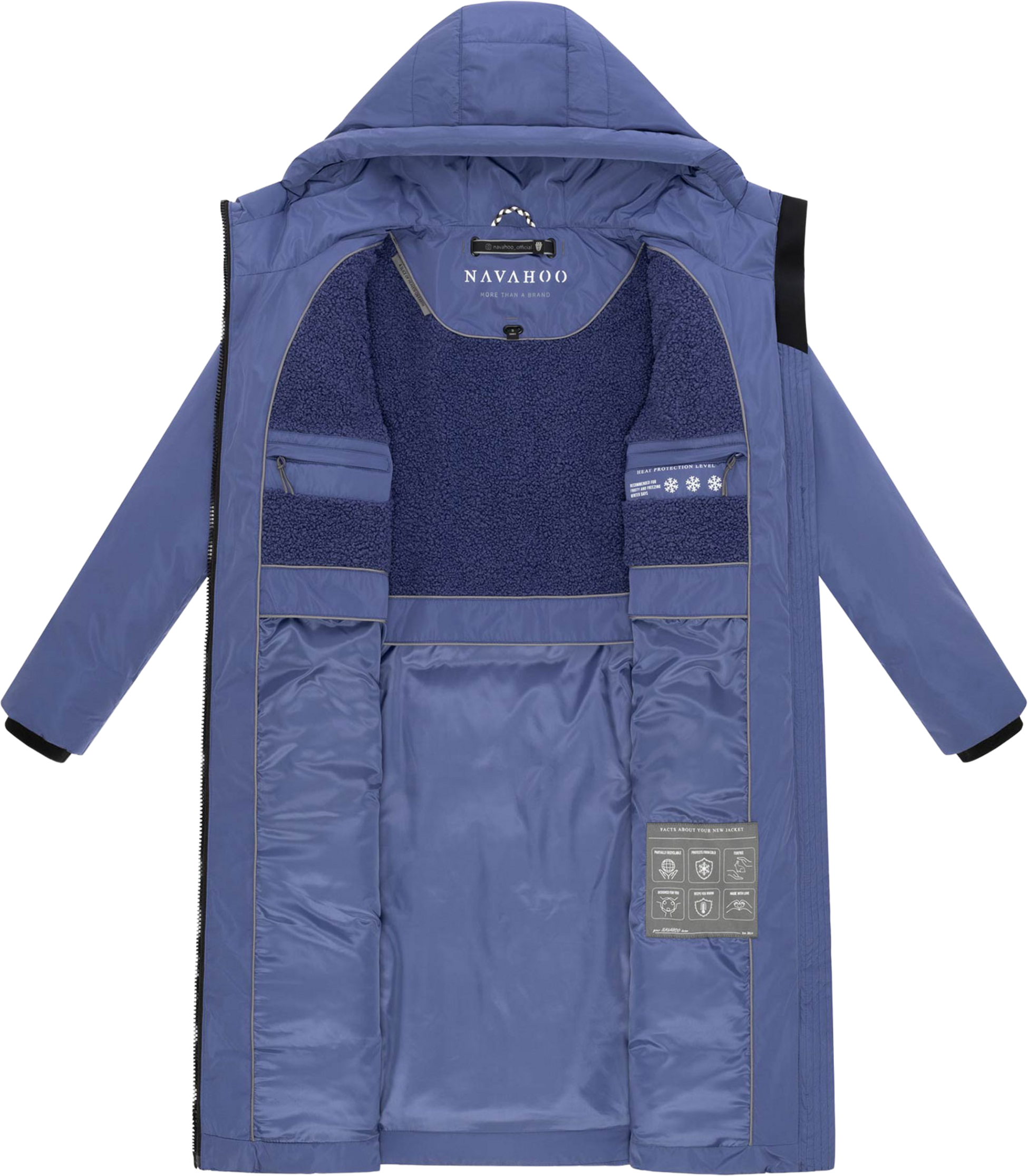 NAVAHOO, Women Winterjacket Herbstnebel