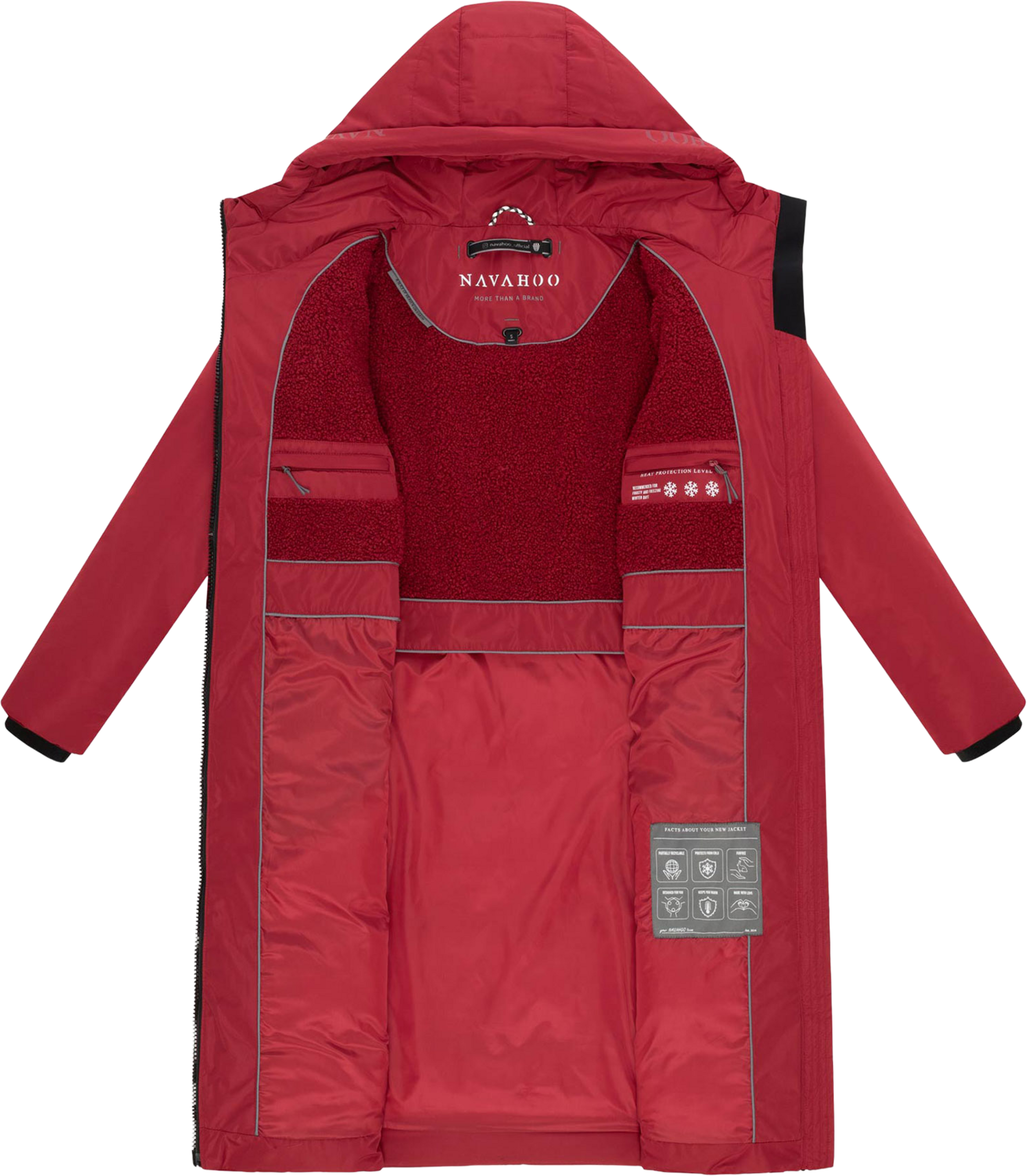 NAVAHOO, Women Winterjacket Herbstnebel