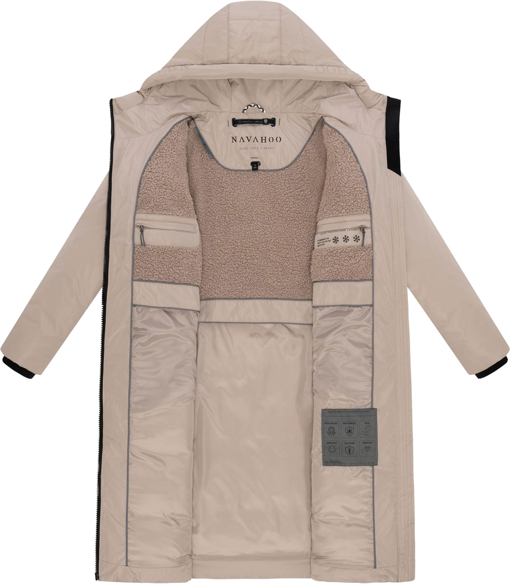 NAVAHOO, Women Winterjacket Herbstnebel