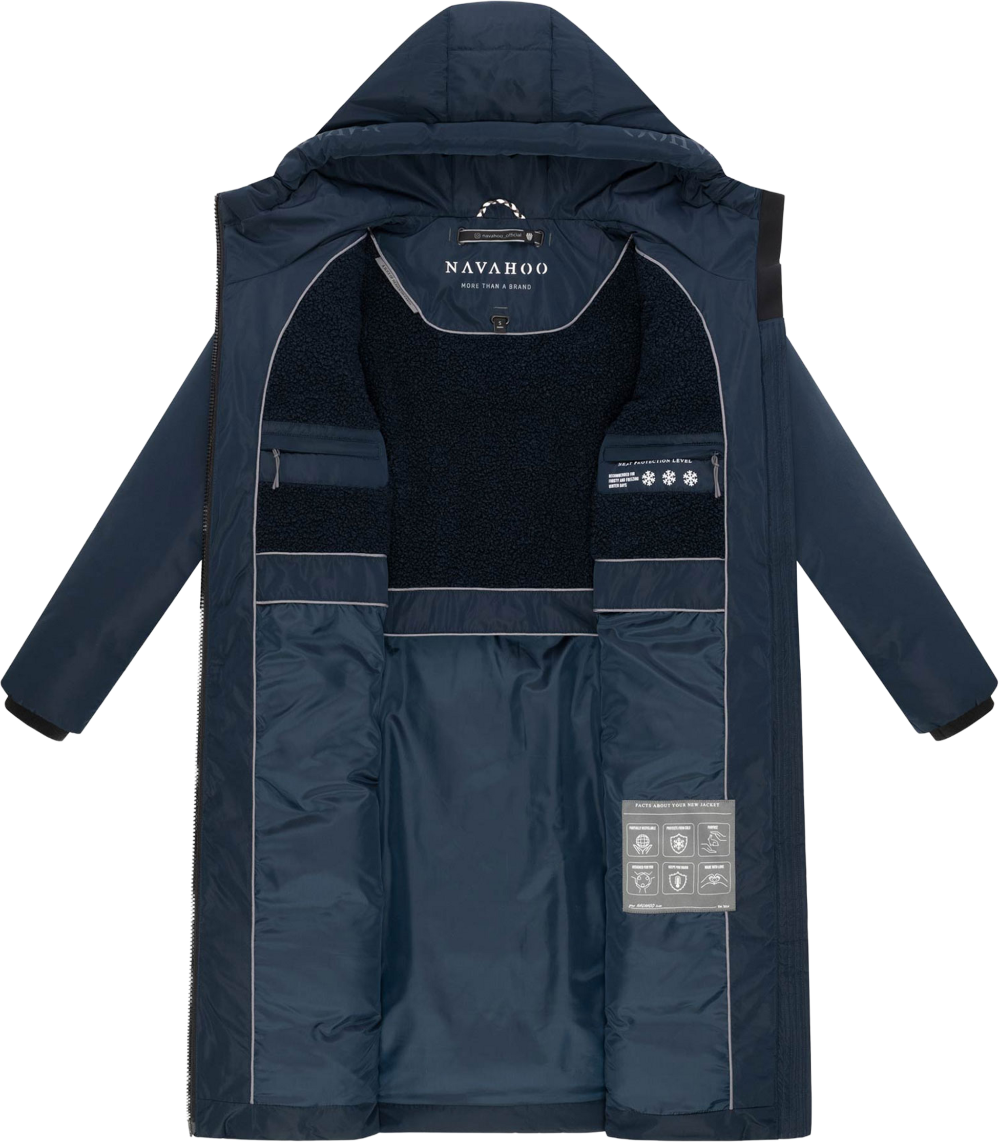 NAVAHOO, Women Winterjacket Herbstnebel