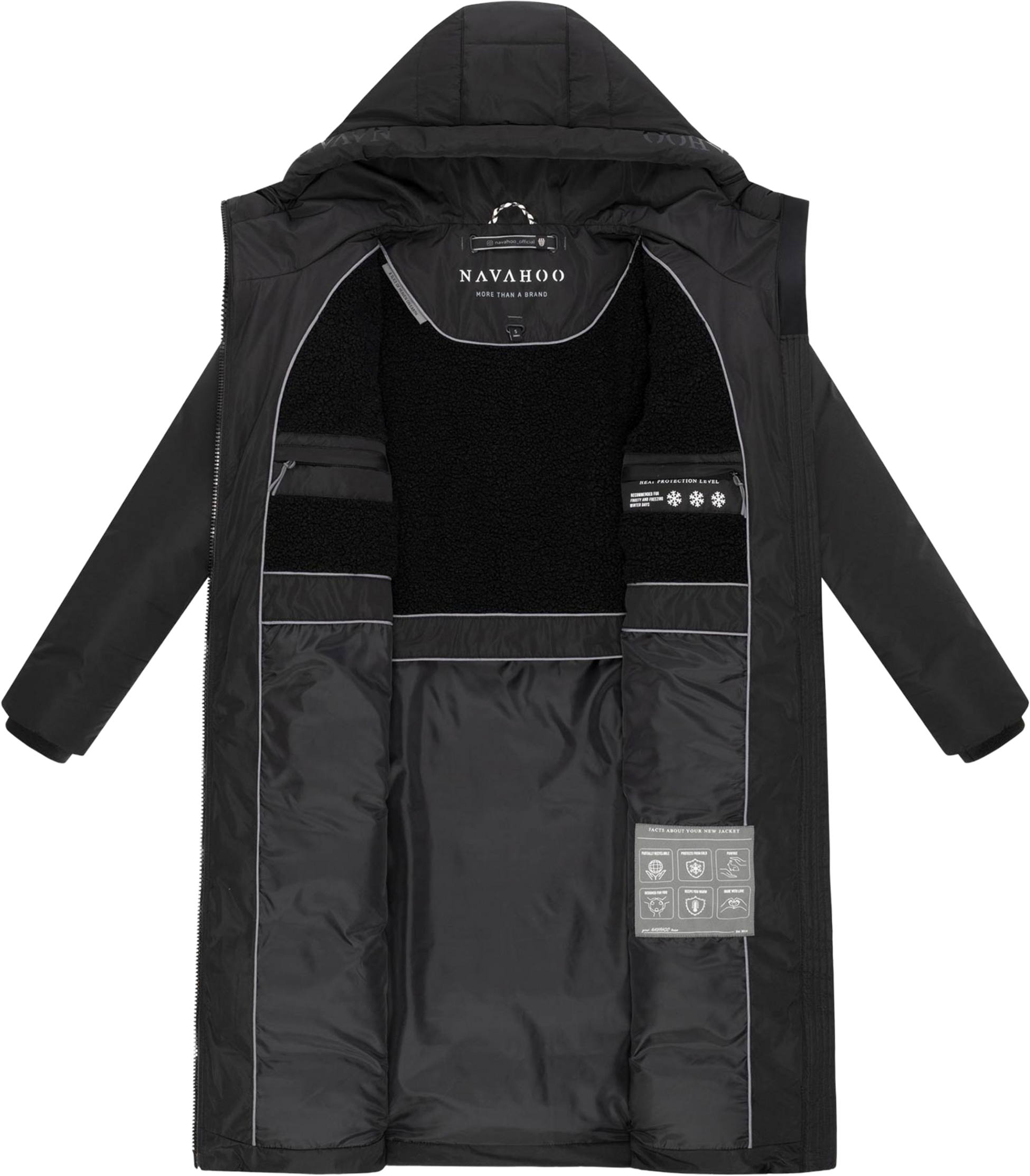 NAVAHOO, Women Winterjacket Herbstnebel