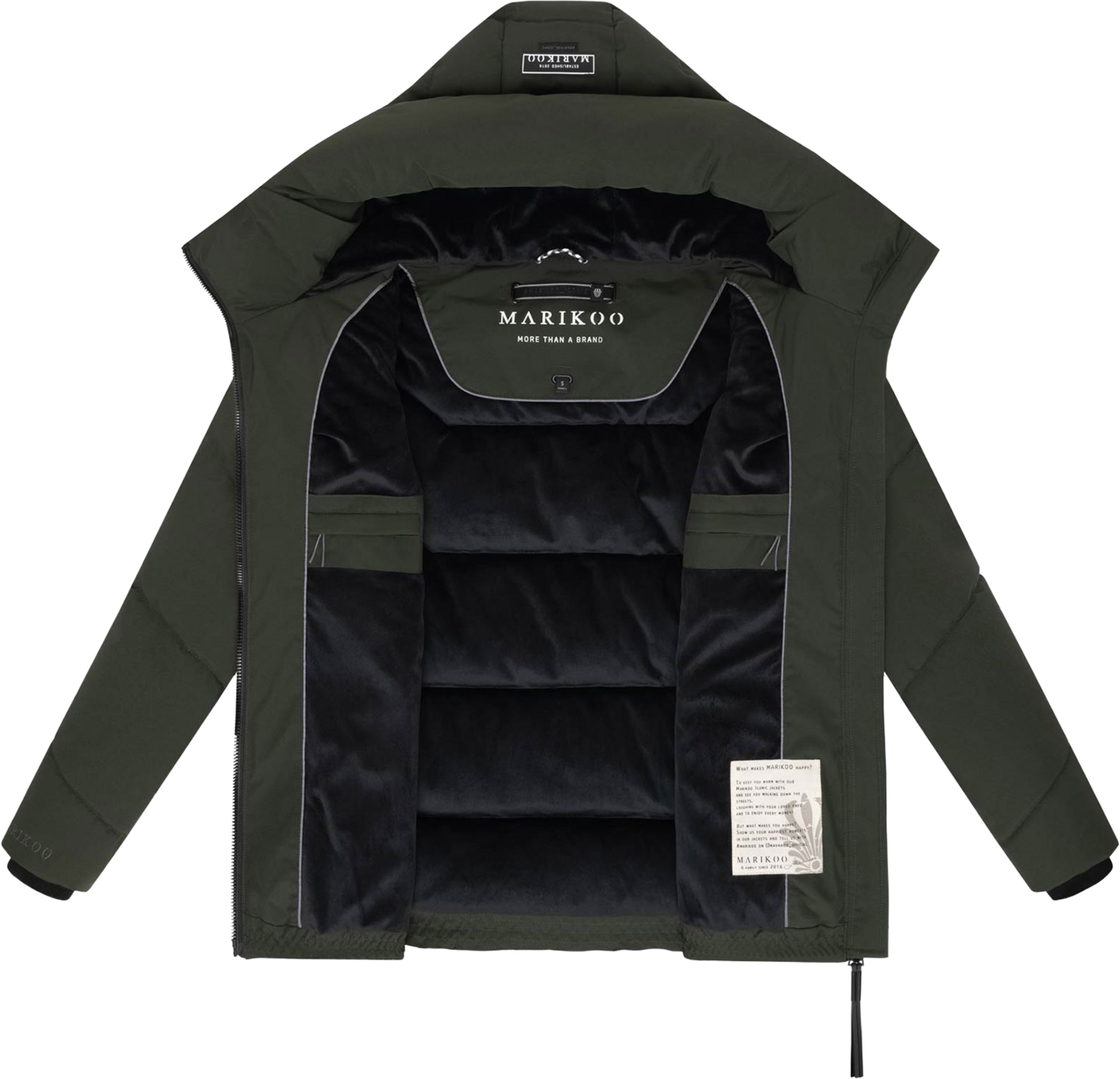 MARIKOO, Women Winterjacket Kuscheltatze