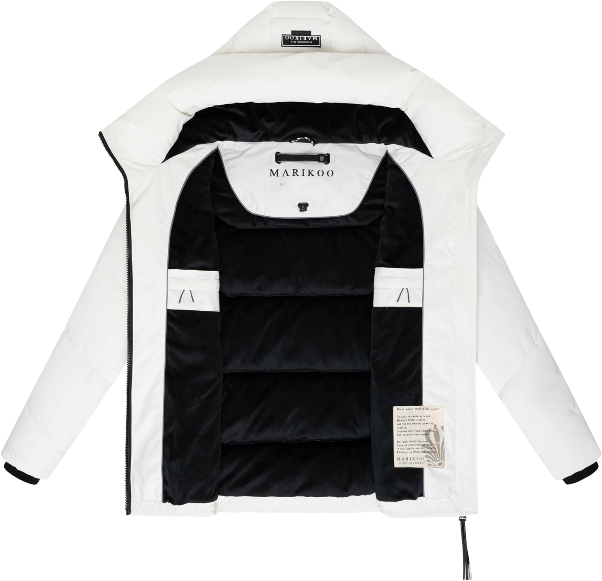 MARIKOO, Women Winterjacket Kuscheltatze