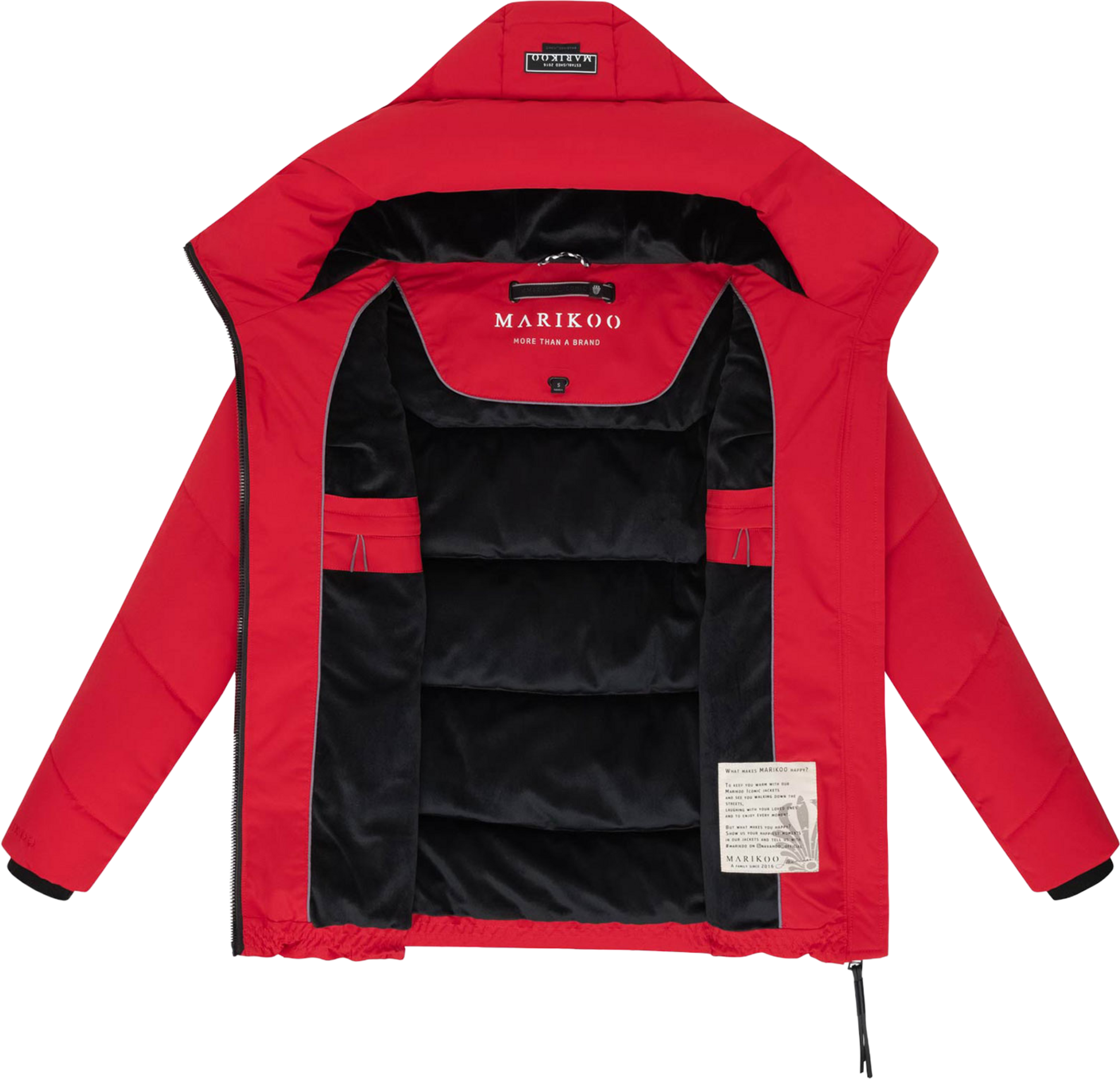 MARIKOO, Women Winterjacket Kuscheltatze