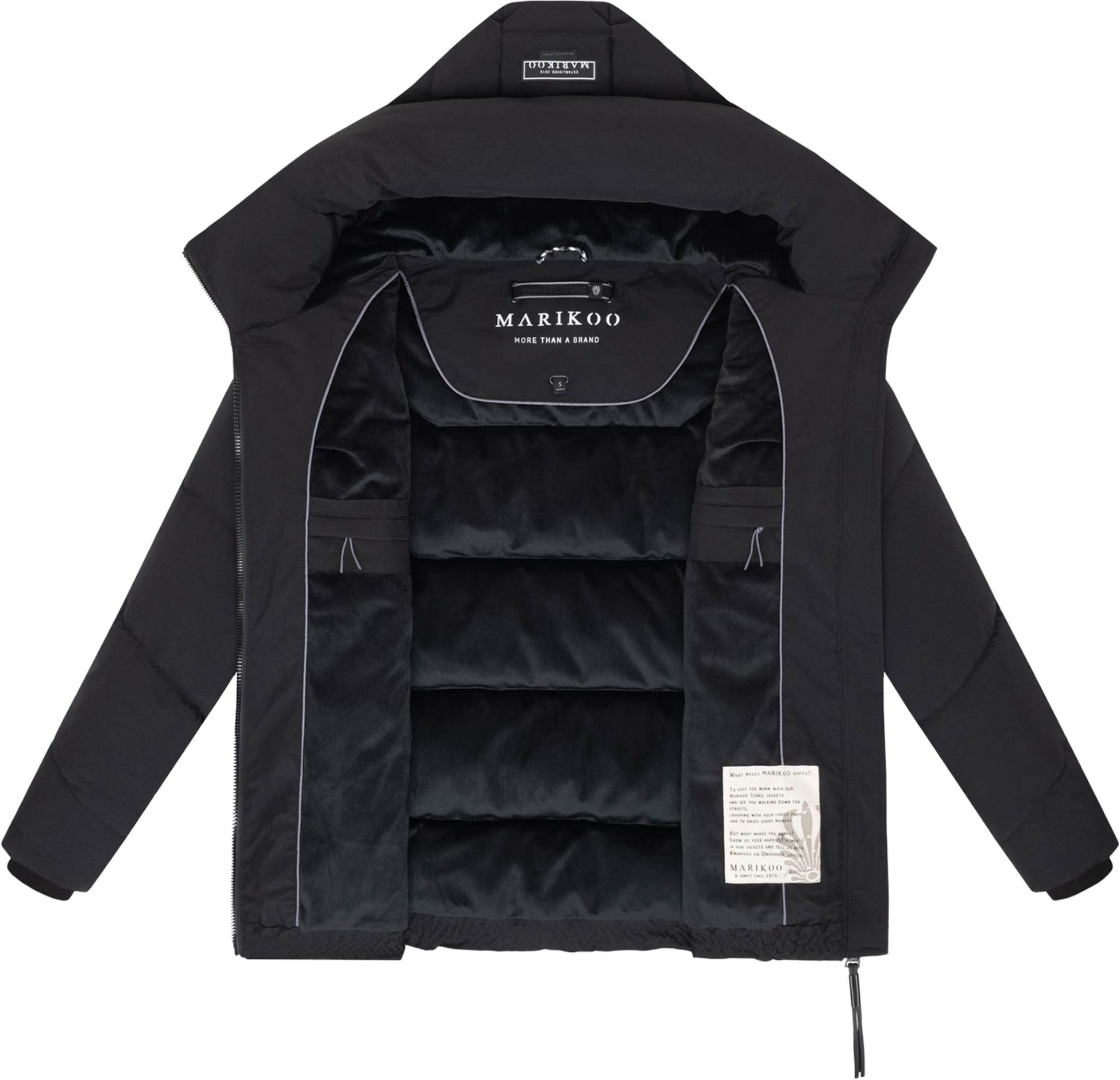 MARIKOO, Women Winterjacket Kuscheltatze