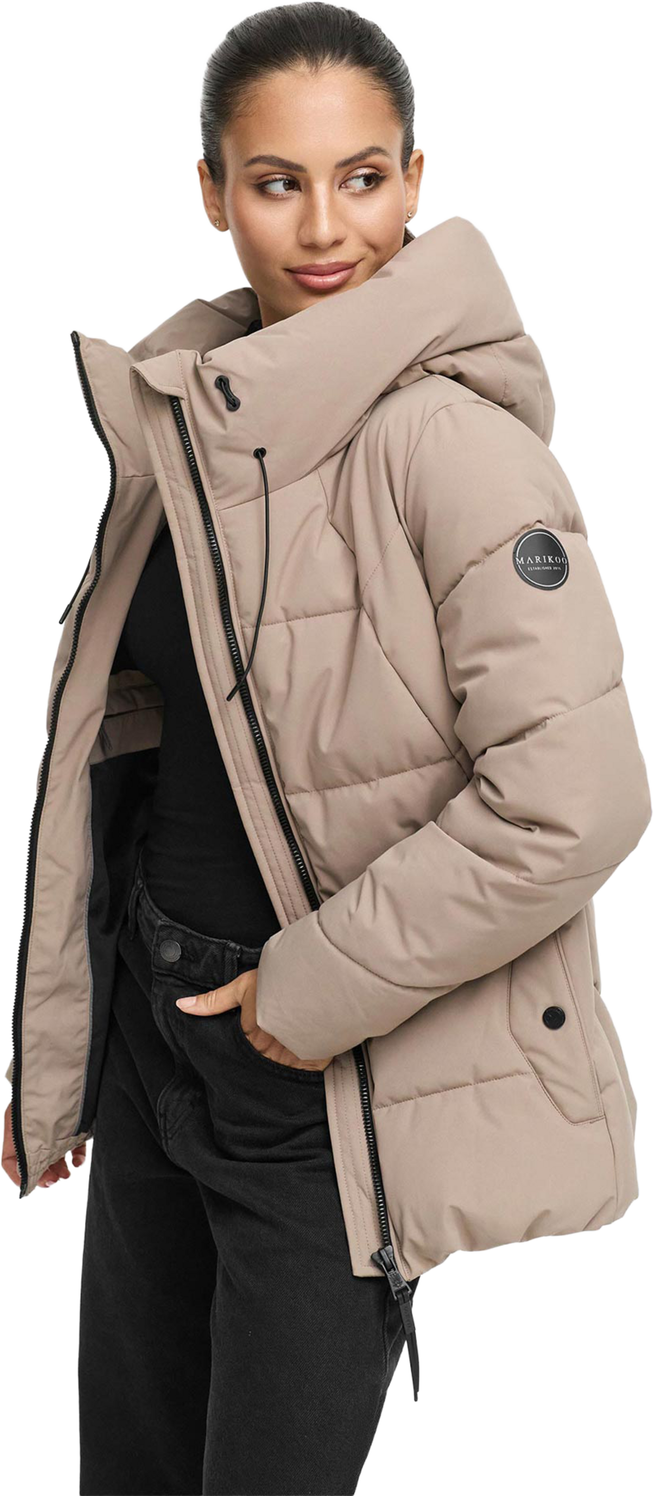 MARIKOO, Women Winterjacket Kuscheltatze
