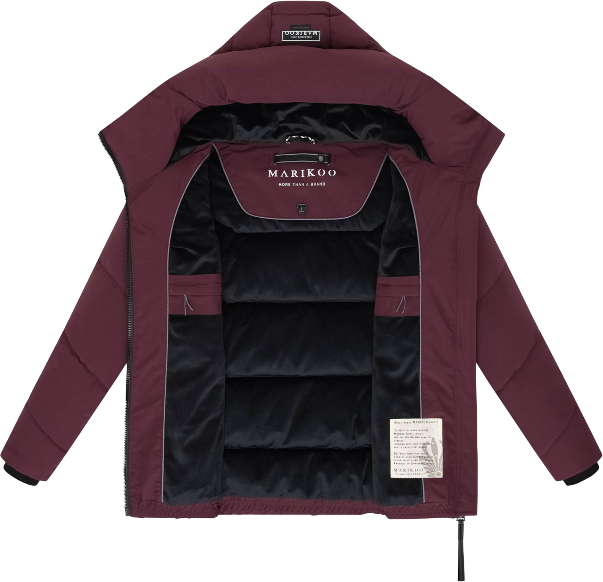 MARIKOO, Women Winterjacket Kuscheltatze