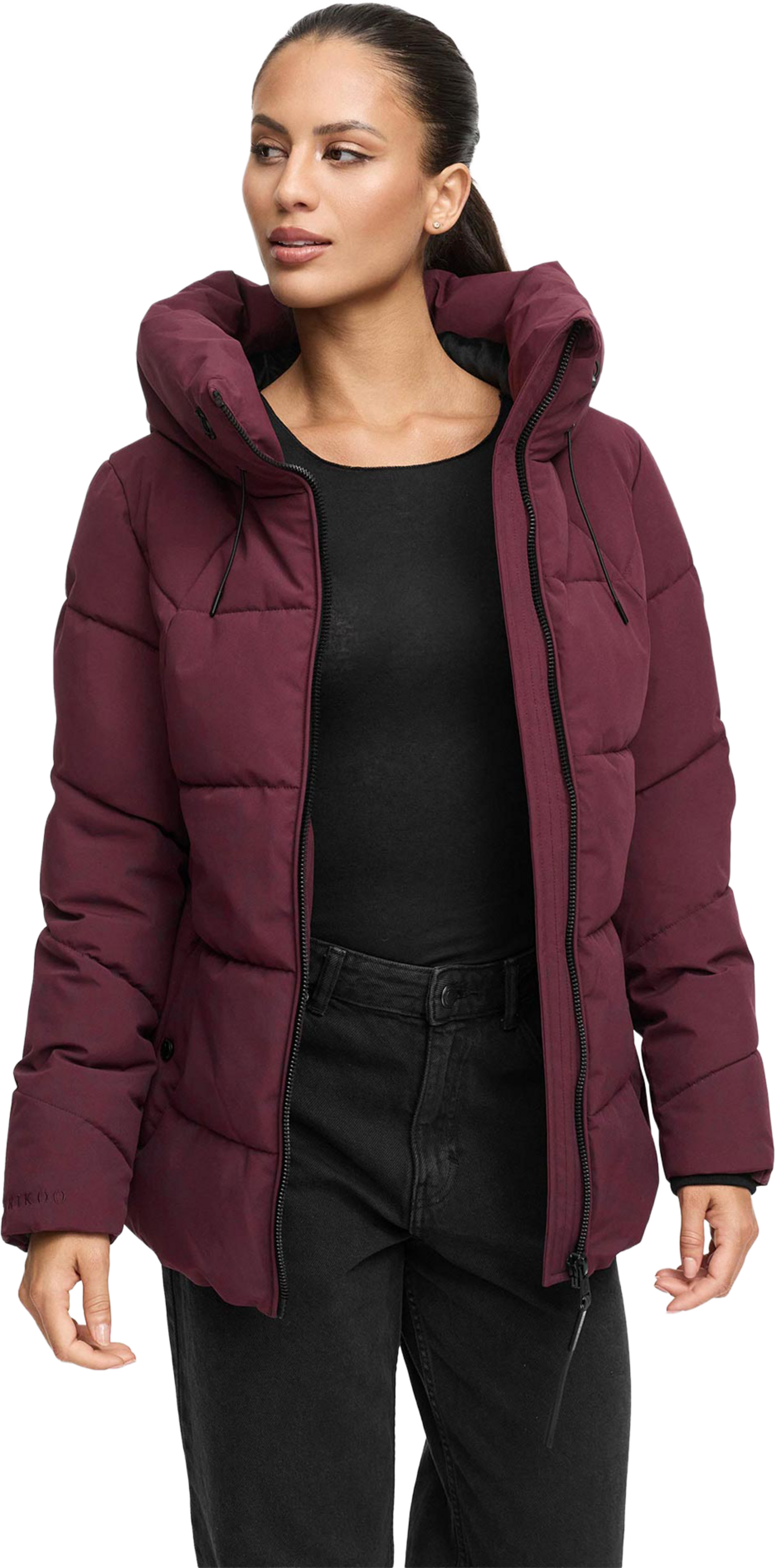 MARIKOO, Women Winterjacket Kuscheltatze