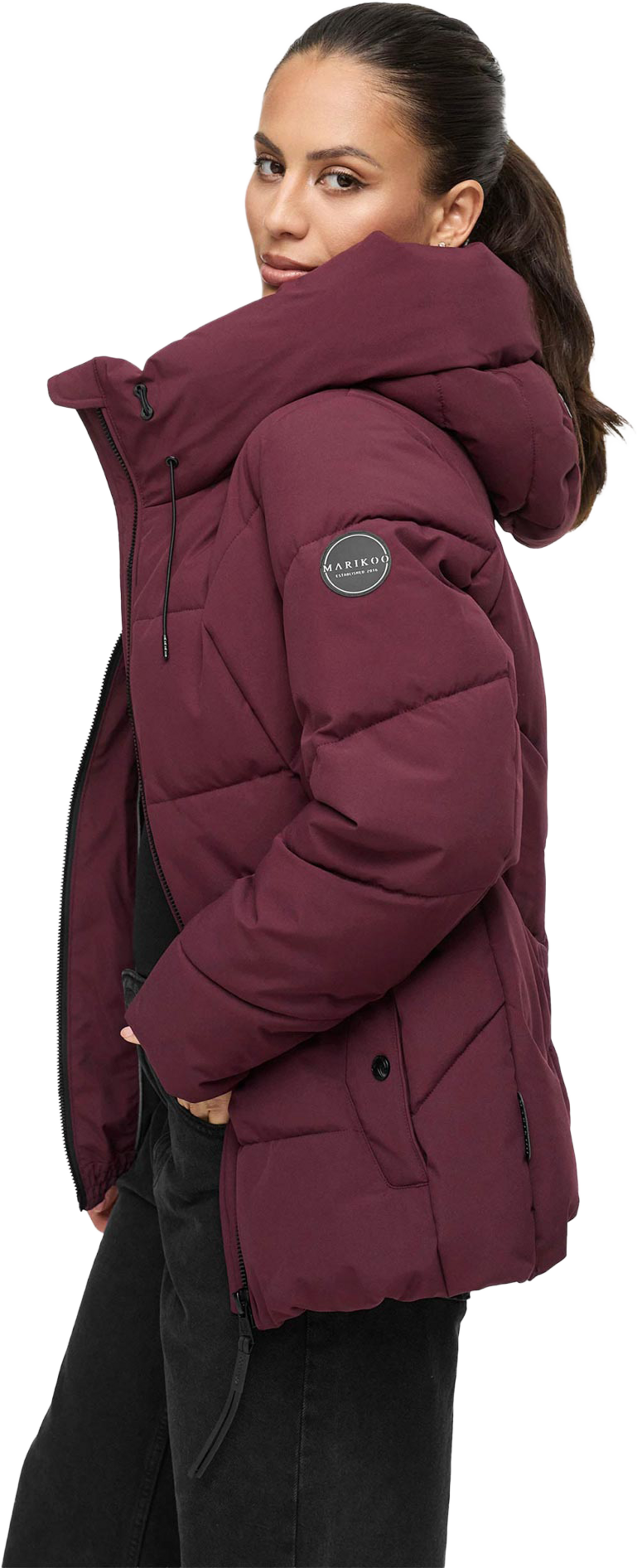 MARIKOO, Women Winterjacket Kuscheltatze