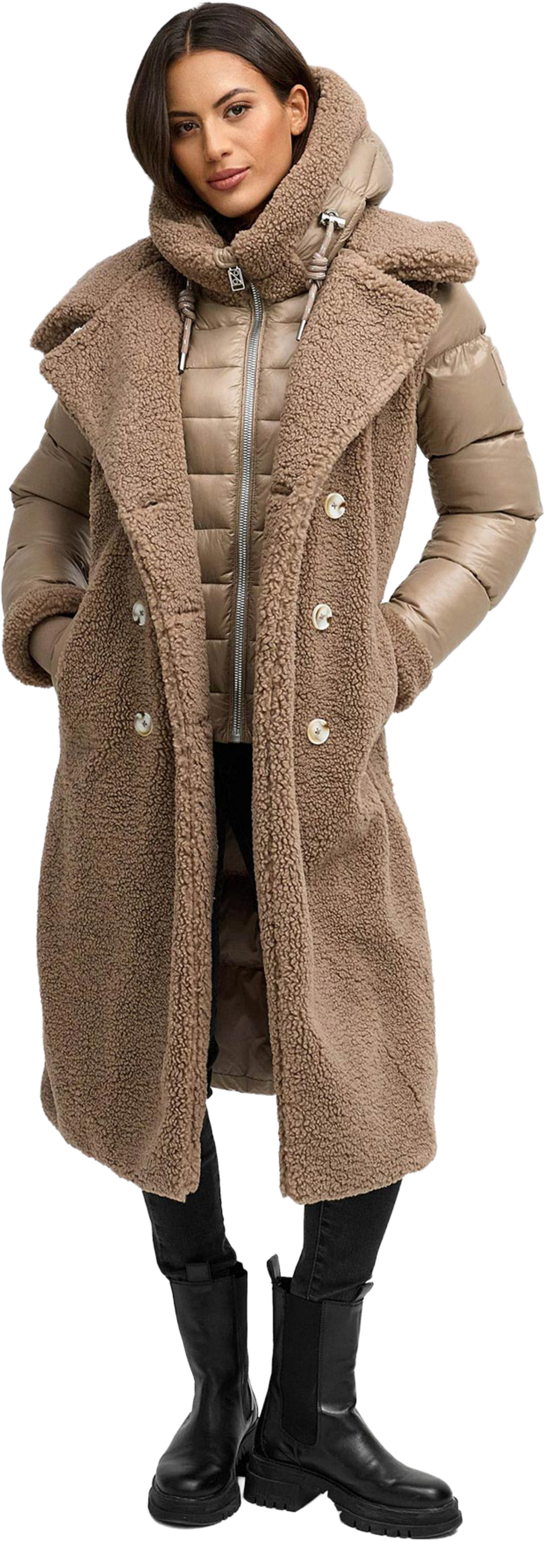NAVAHOO, Women Winterjacket Kuscheltraum