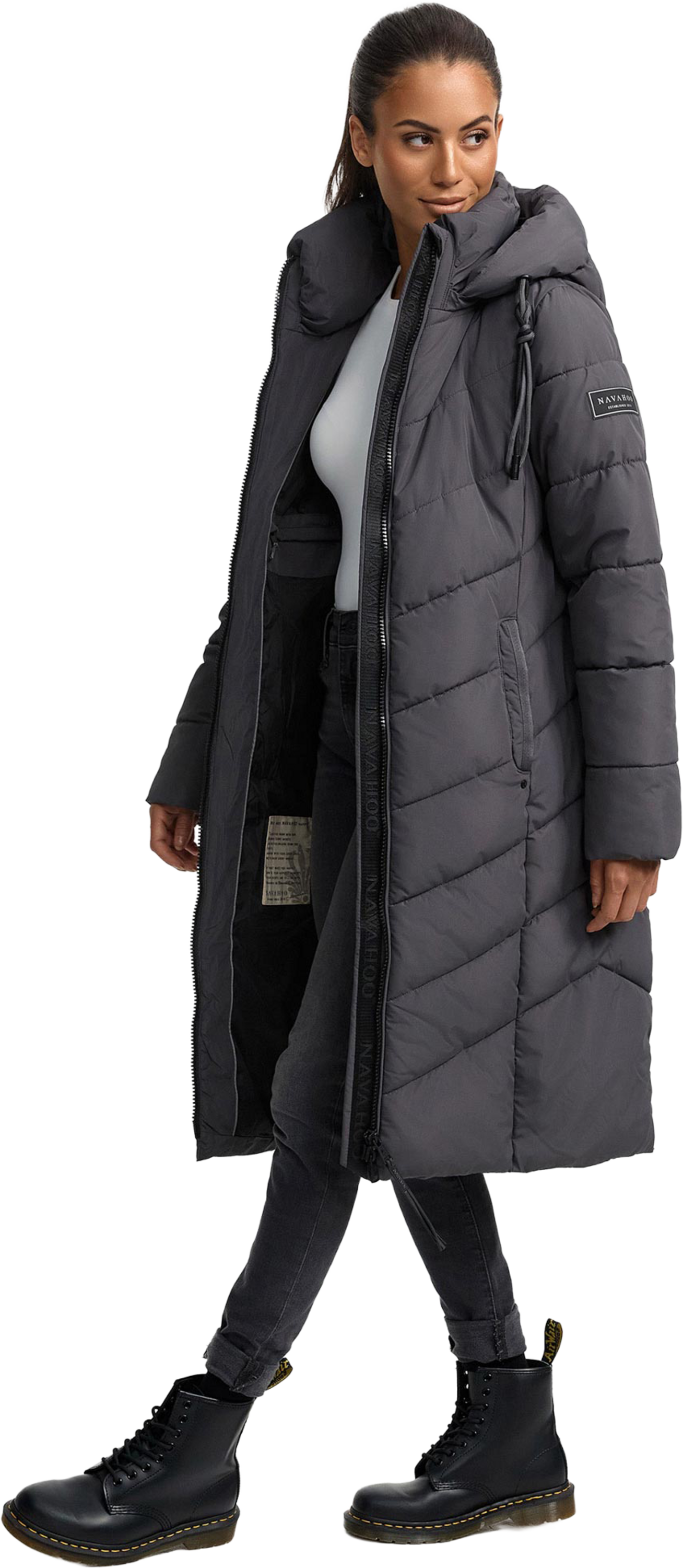 NAVAHOO, Women Winterjacket Sahnekatzi