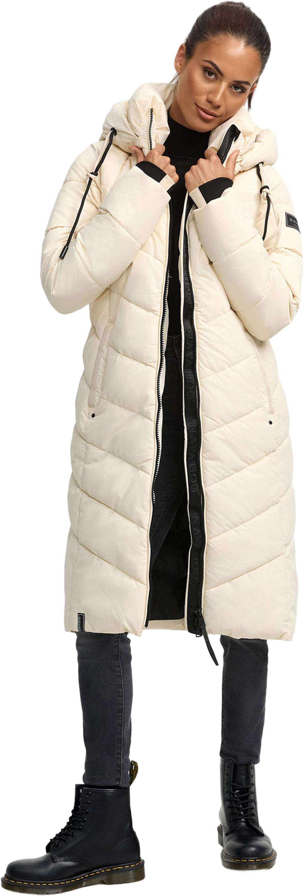 NAVAHOO, Women Winterjacket Sahnekatzi