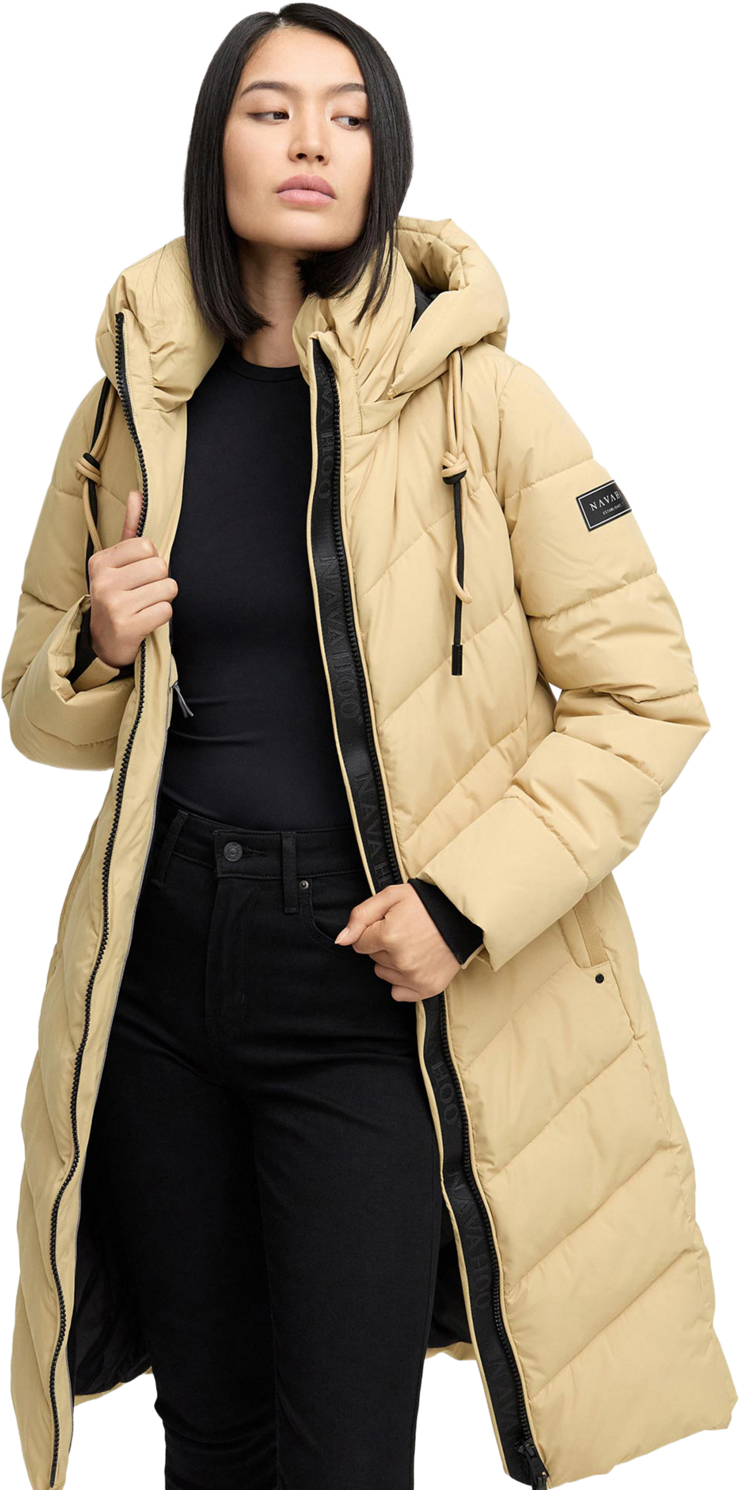 NAVAHOO, Women Winterjacket Sahnekatzi