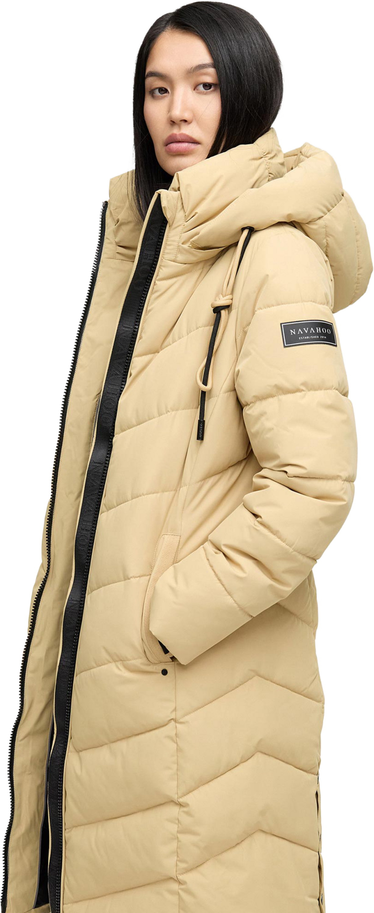 NAVAHOO, Women Winterjacket Sahnekatzi