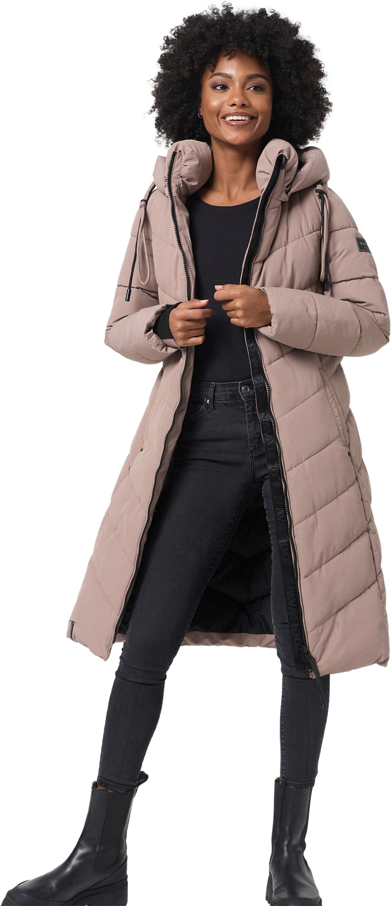 NAVAHOO, Women Winterjacket Sahnekatzi