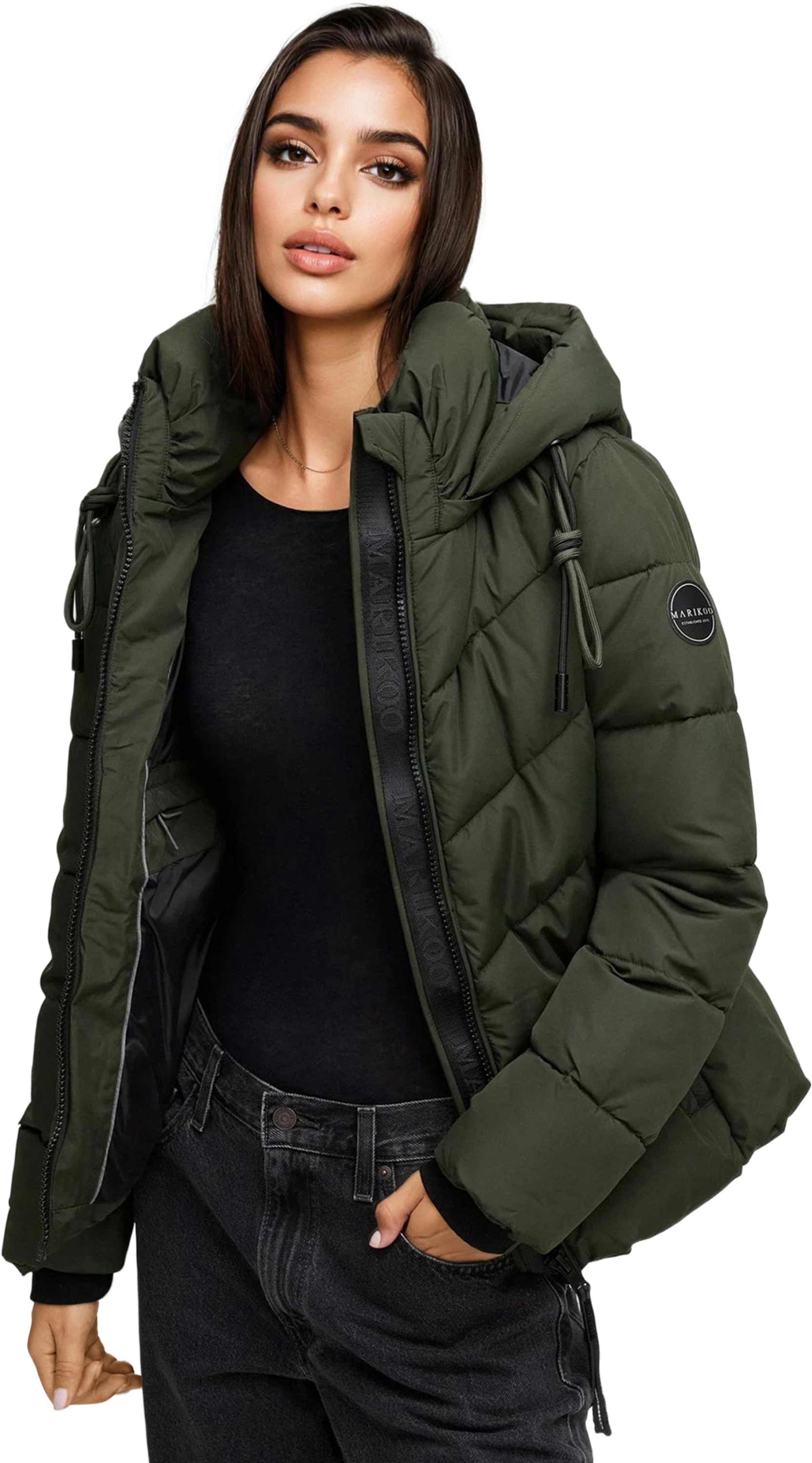 MARIKOO, Women Winterjacket Sahnemausii