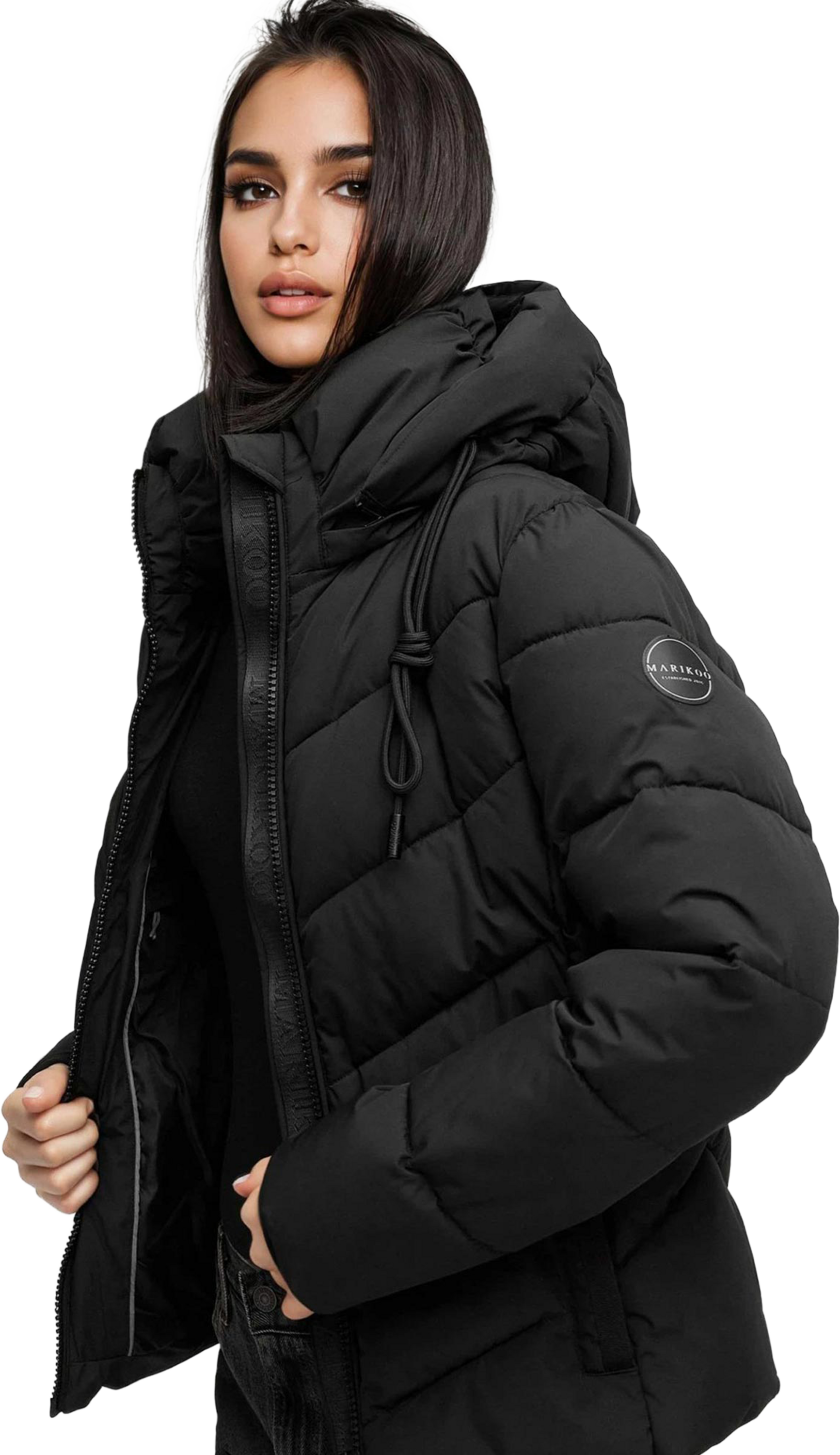MARIKOO, Women Winterjacket Sahnemausii
