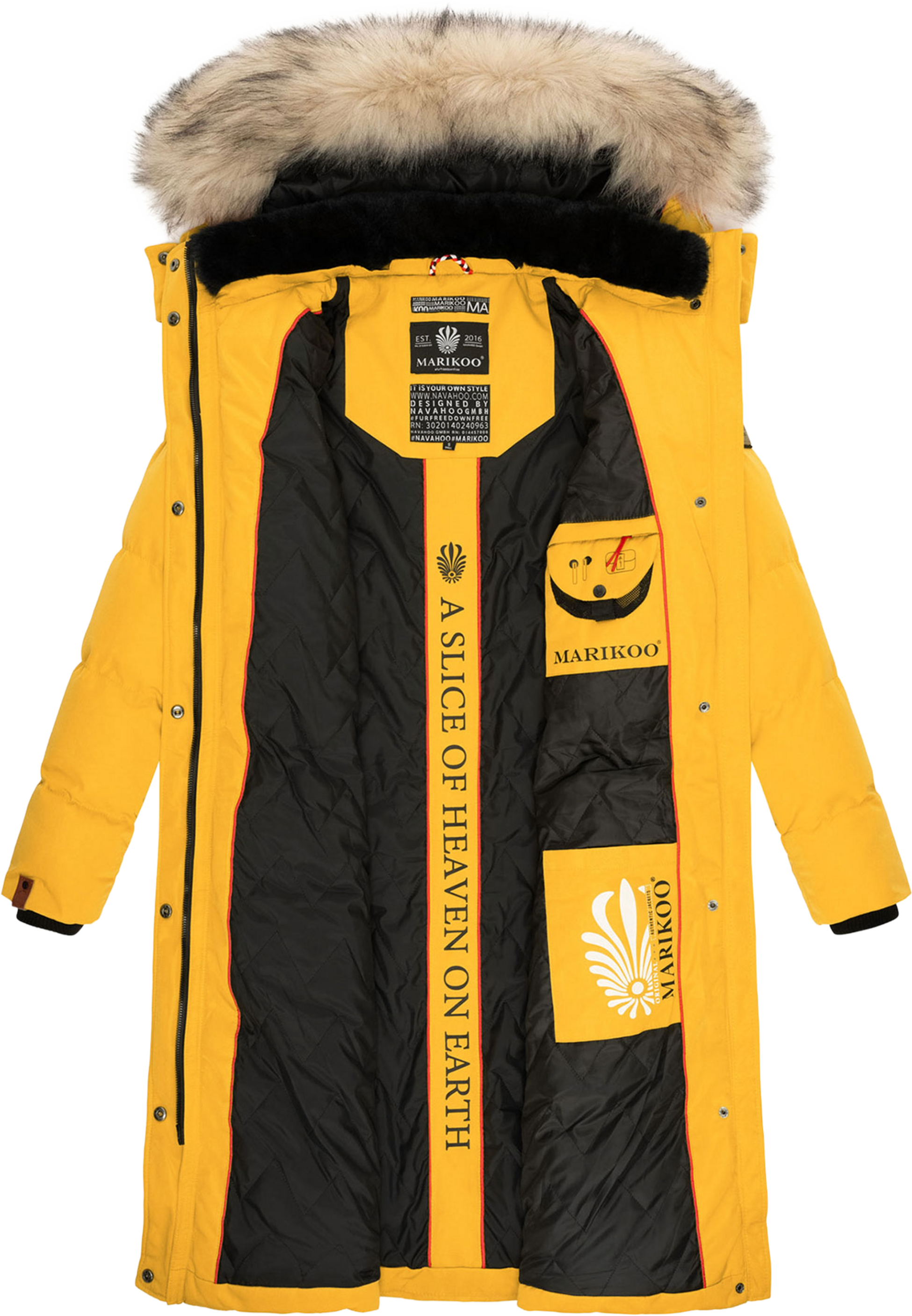 MARIKOO, Women Winterjacket Schneesternchen