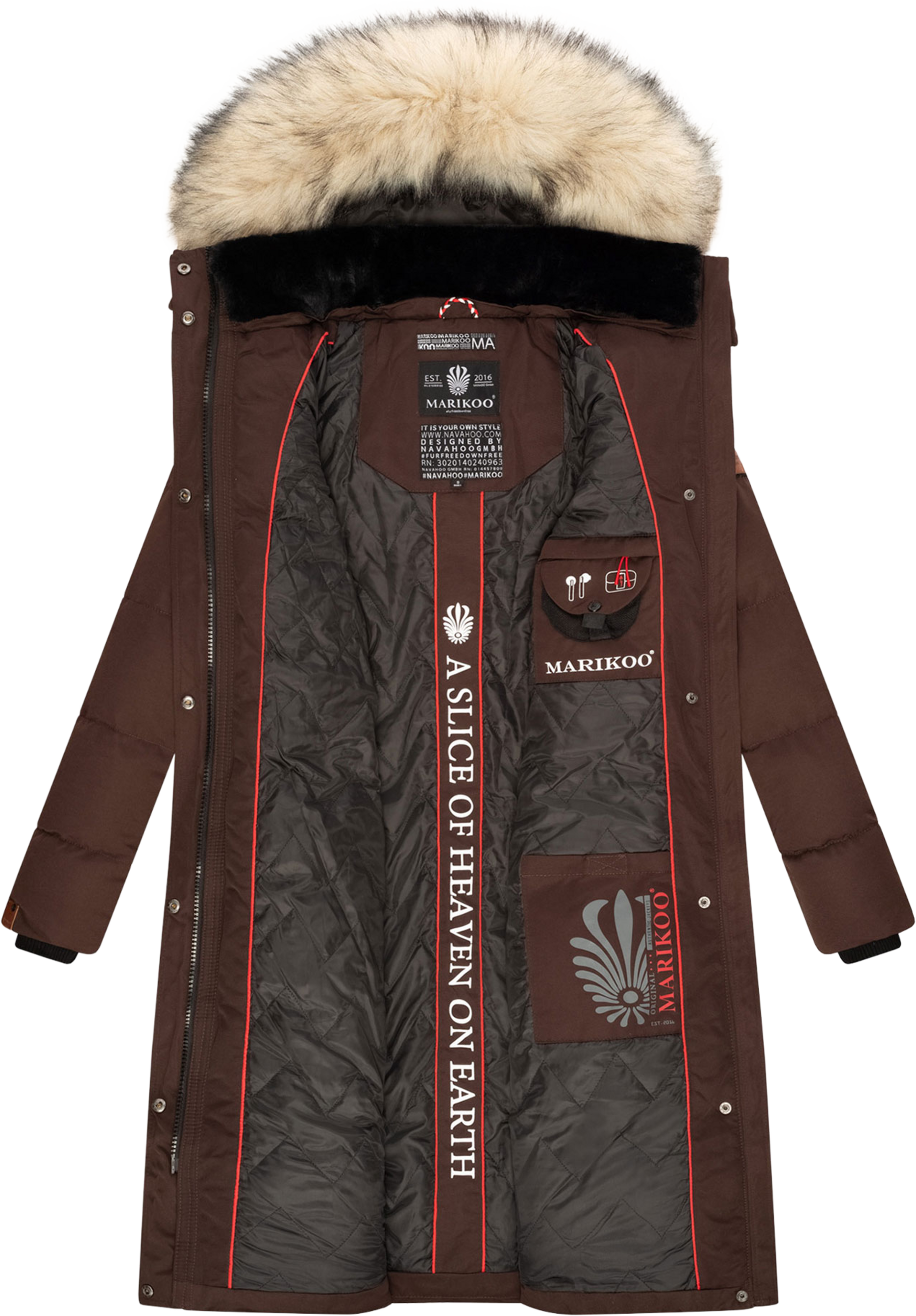 MARIKOO, Women Winterjacket Schneesternchen