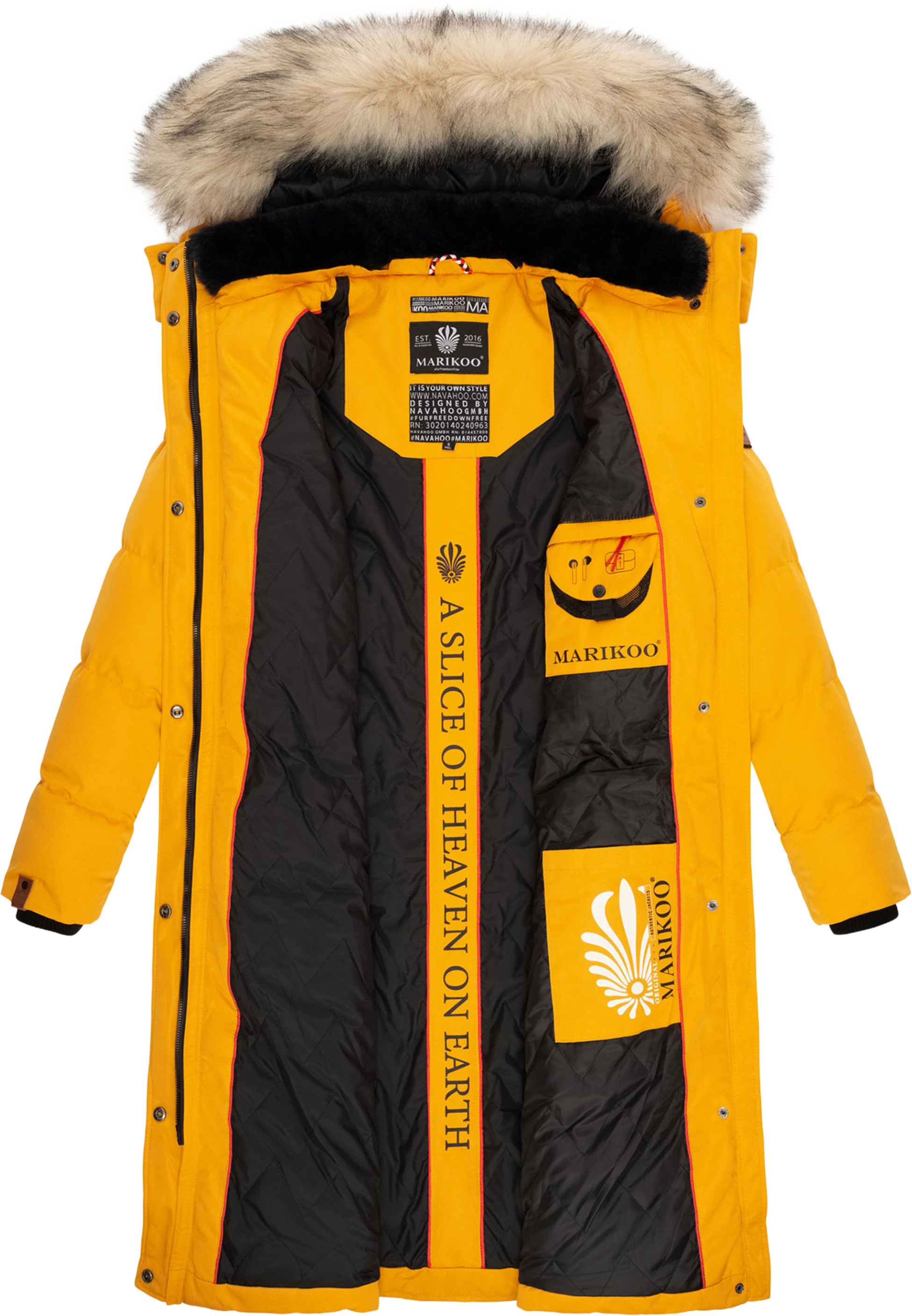 MARIKOO, Women Winterjacket Schneesternchen