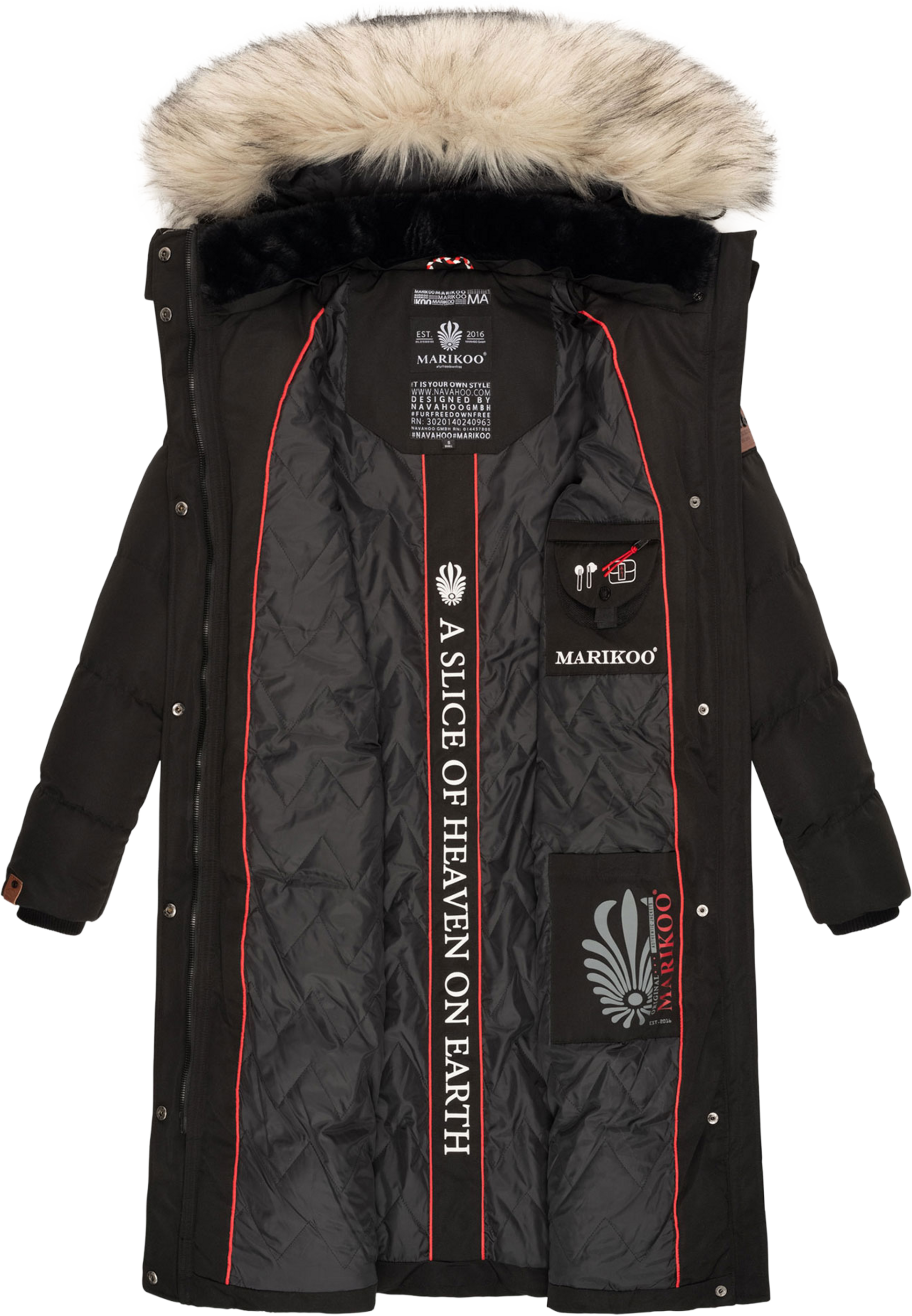 MARIKOO, Women Winterjacket Schneesternchen