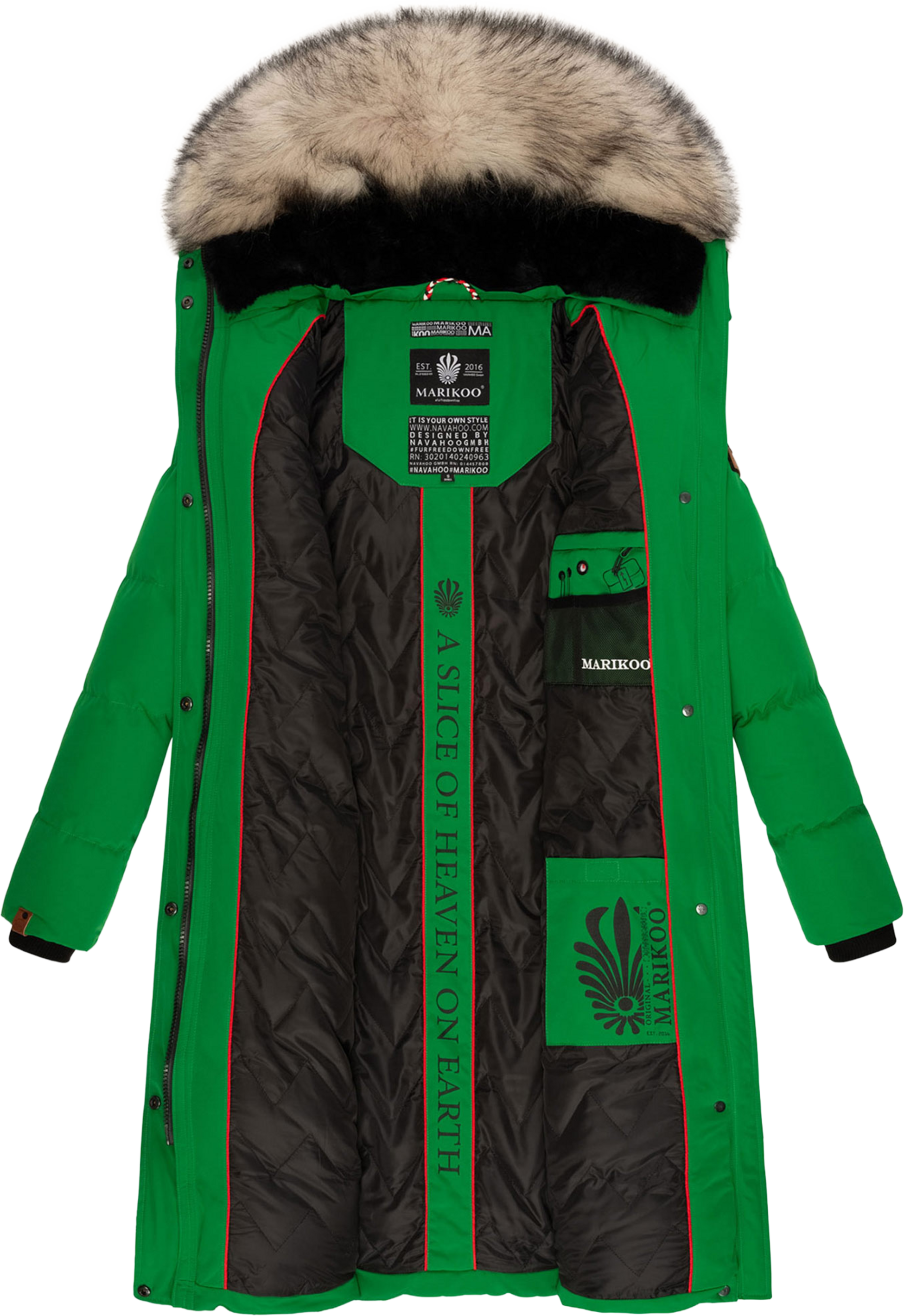 MARIKOO, Women Winterjacket Schneesternchen