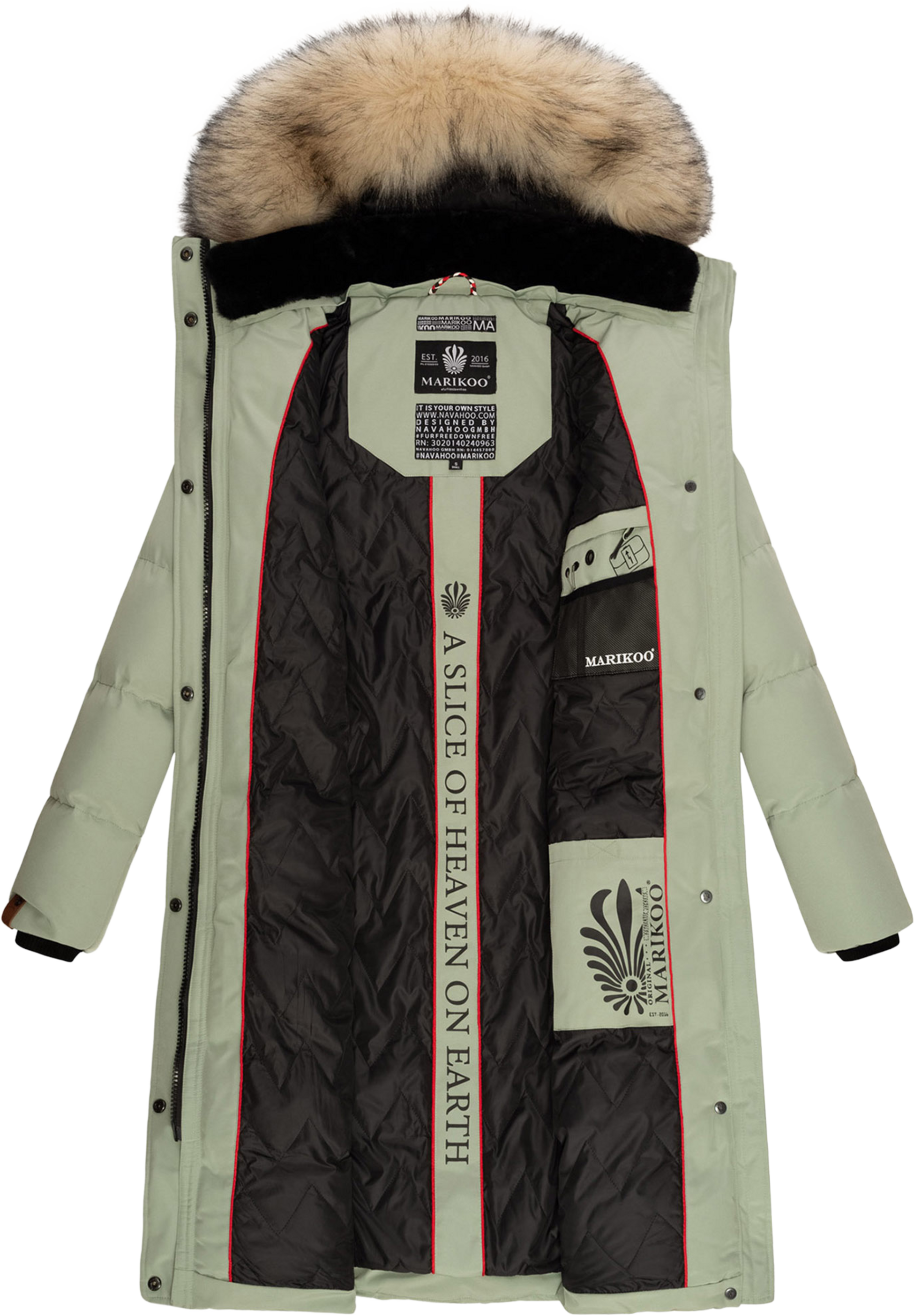 MARIKOO, Women Winterjacket Schneesternchen