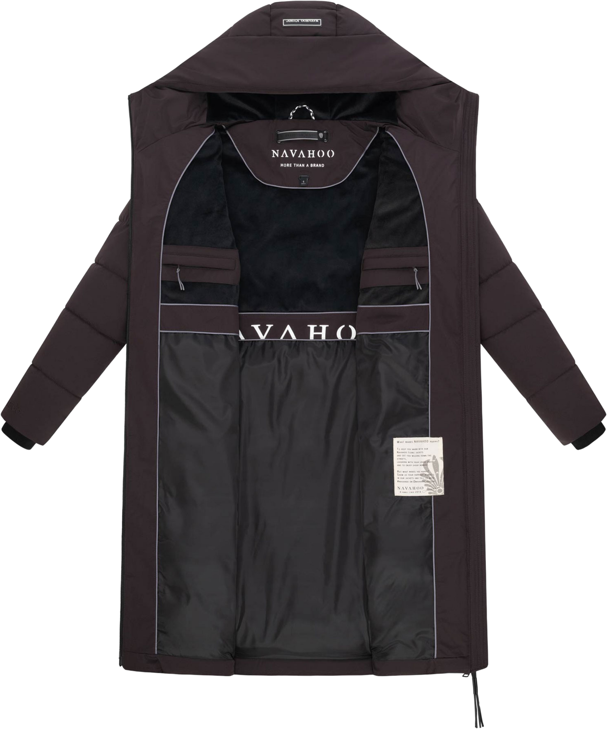 NAVAHOO, Women Winterjacket Schokokuss