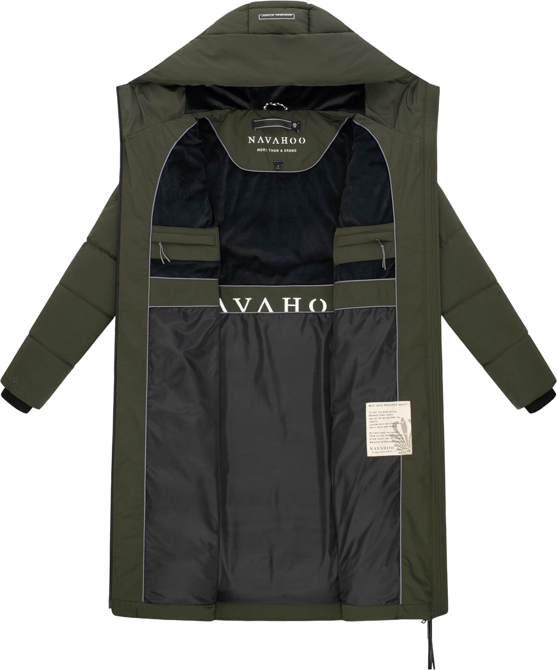NAVAHOO, Women Winterjacket Schokokuss