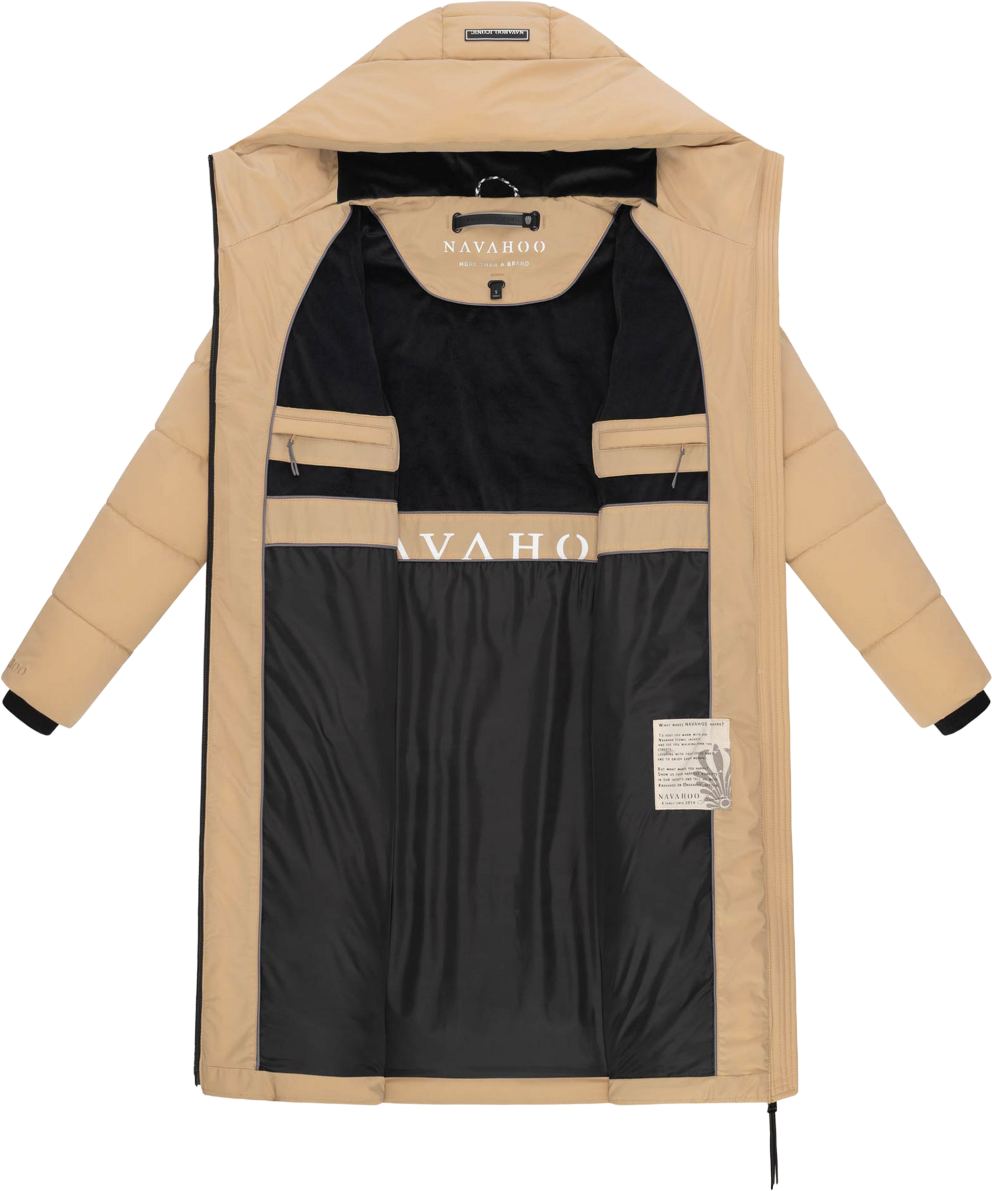 NAVAHOO, Women Winterjacket Schokokuss