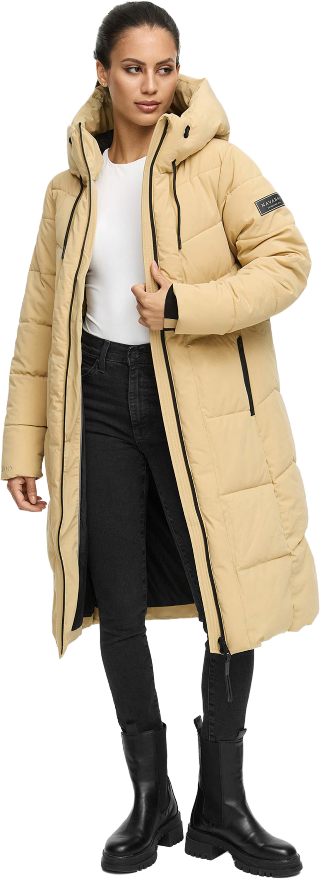 NAVAHOO, Women Winterjacket Schokokuss
