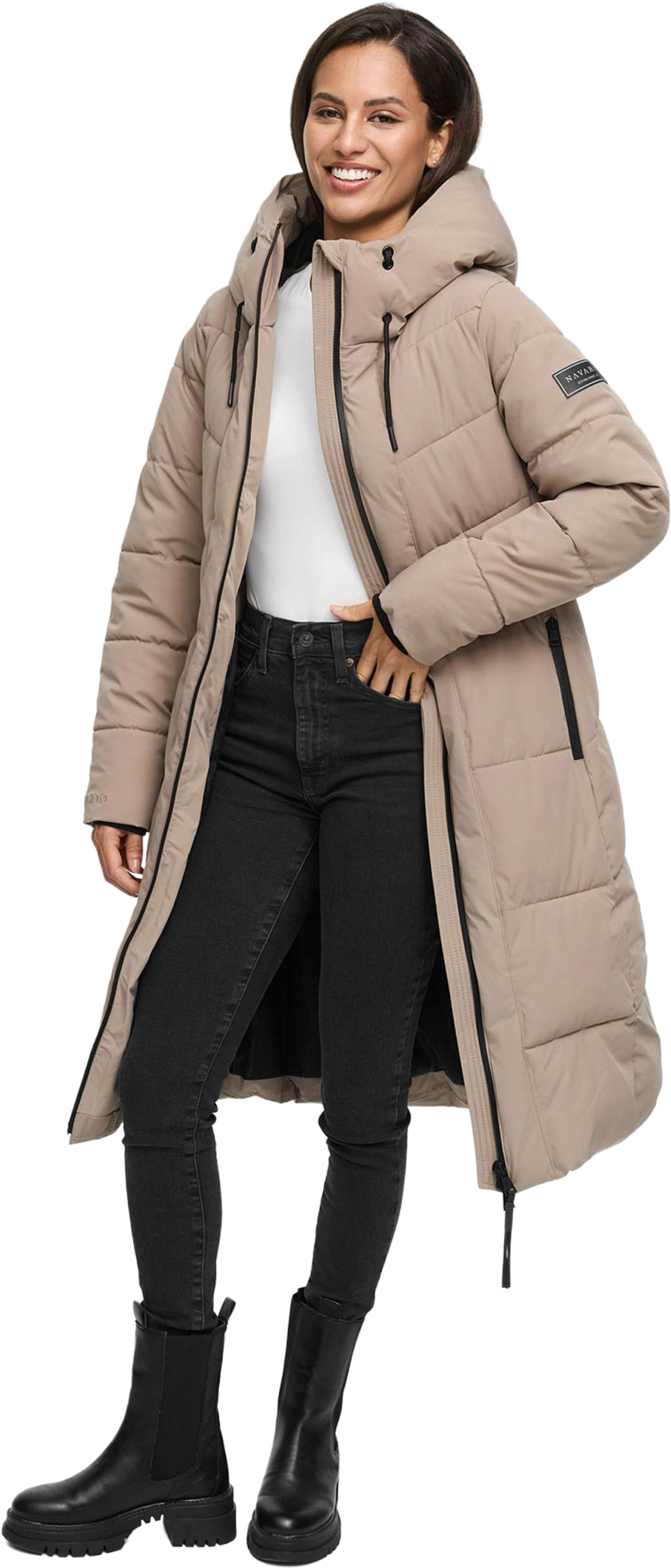 NAVAHOO, Women Winterjacket Schokokuss