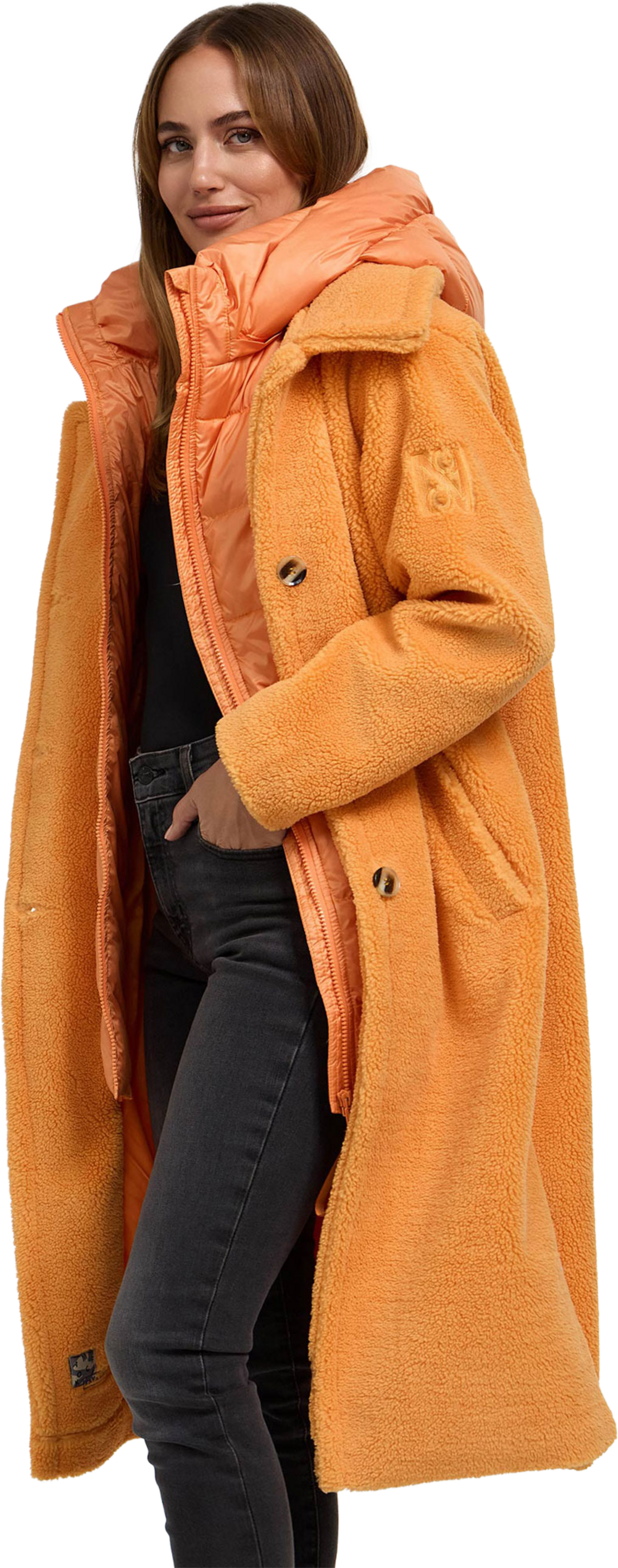 NAVAHOO, Women Winterjacket Teddyzauber