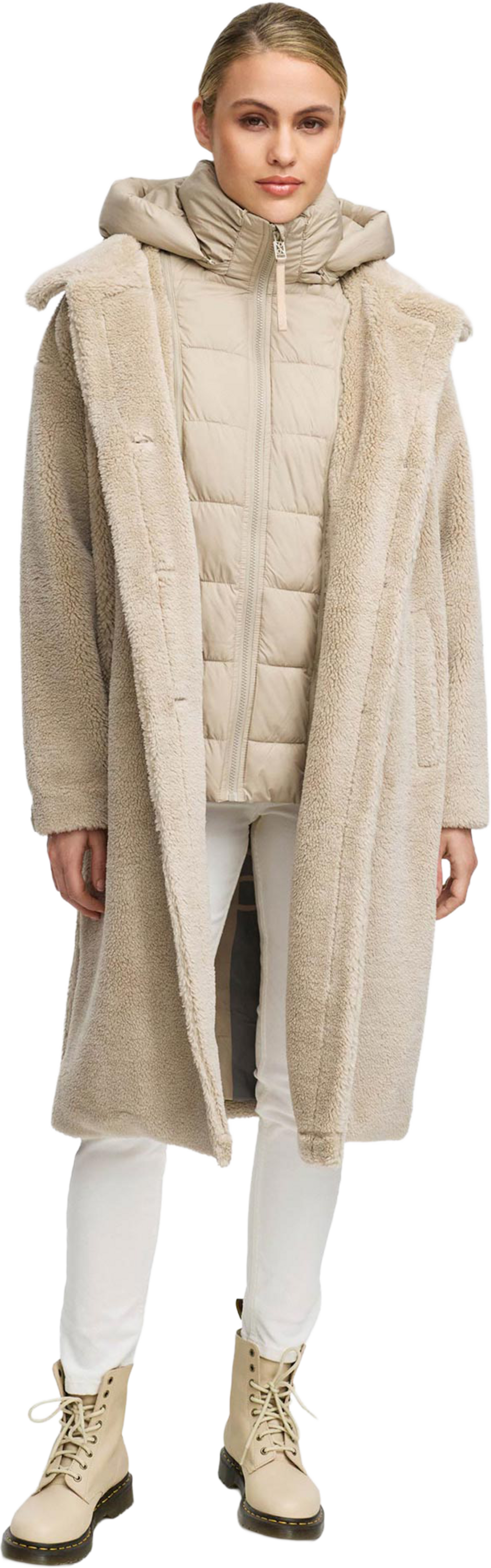 NAVAHOO, Women Winterjacket Teddyzauber
