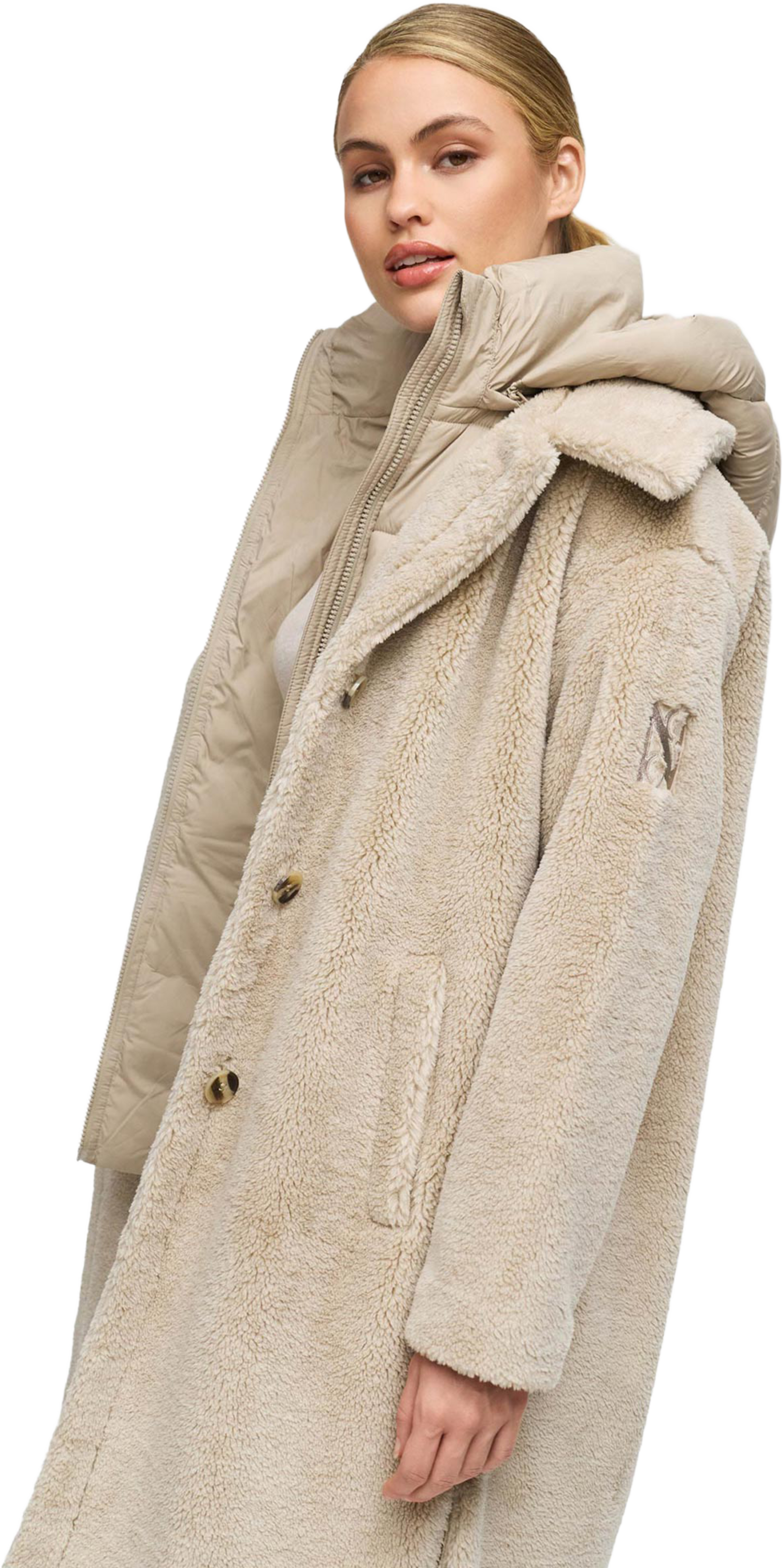 NAVAHOO, Women Winterjacket Teddyzauber