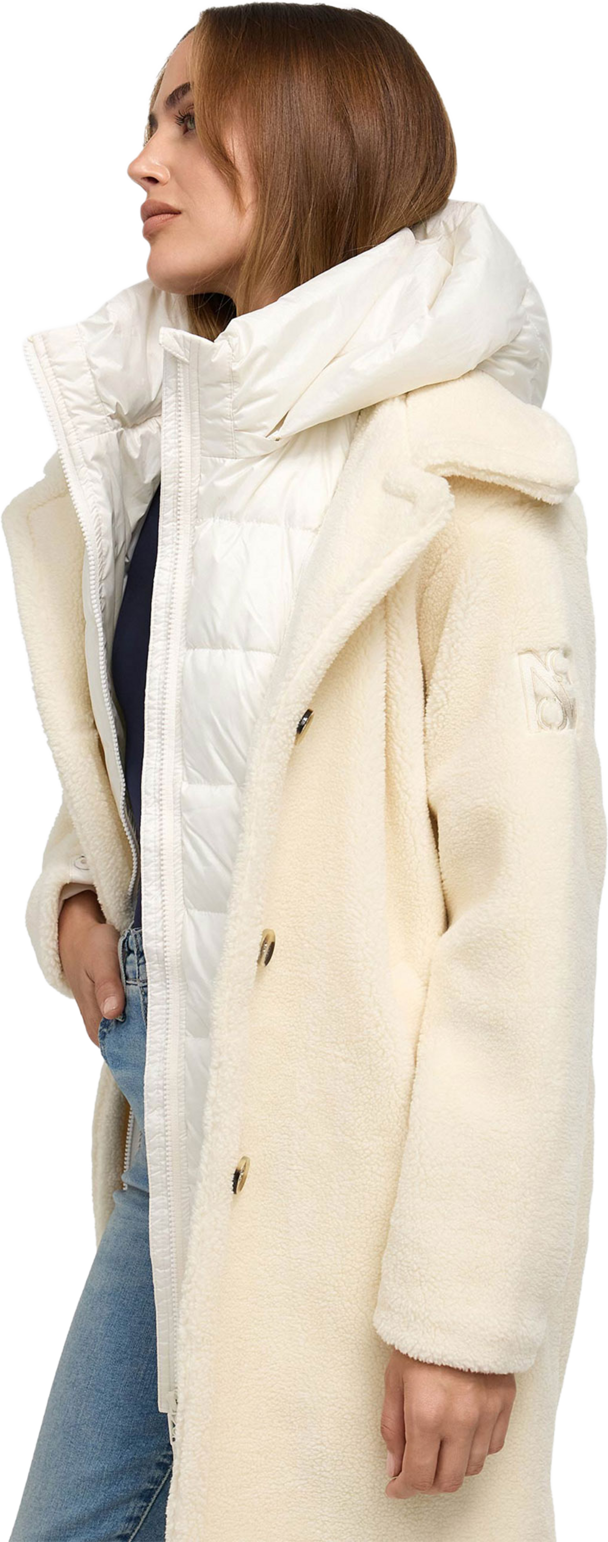 NAVAHOO, Women Winterjacket Teddyzauber