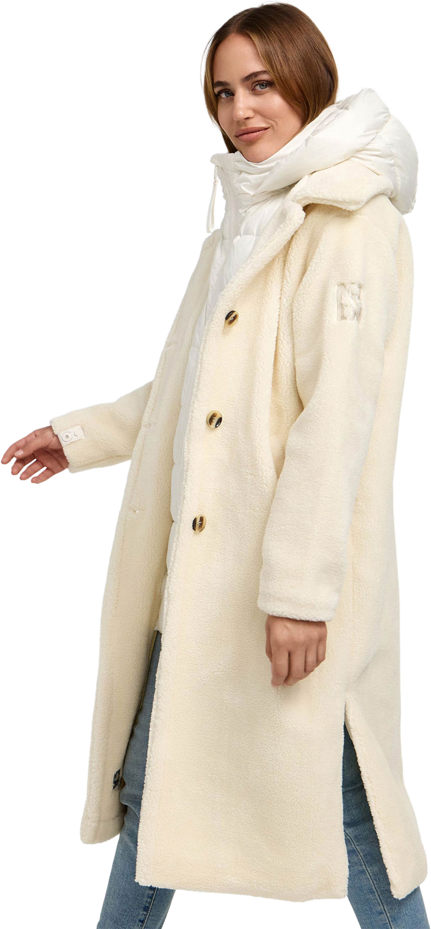 NAVAHOO, Women Winterjacket Teddyzauber
