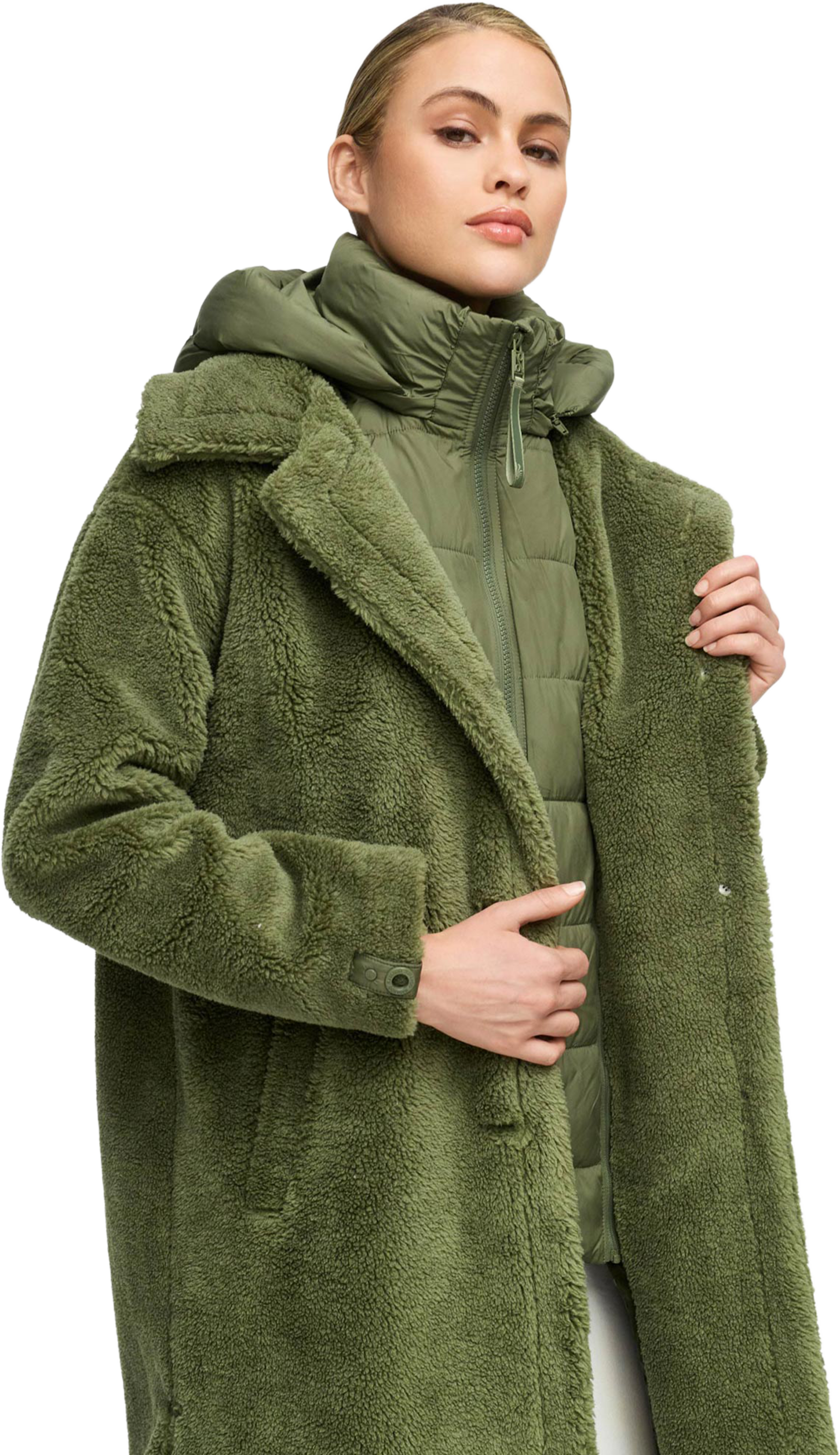 NAVAHOO, Women Winterjacket Teddyzauber