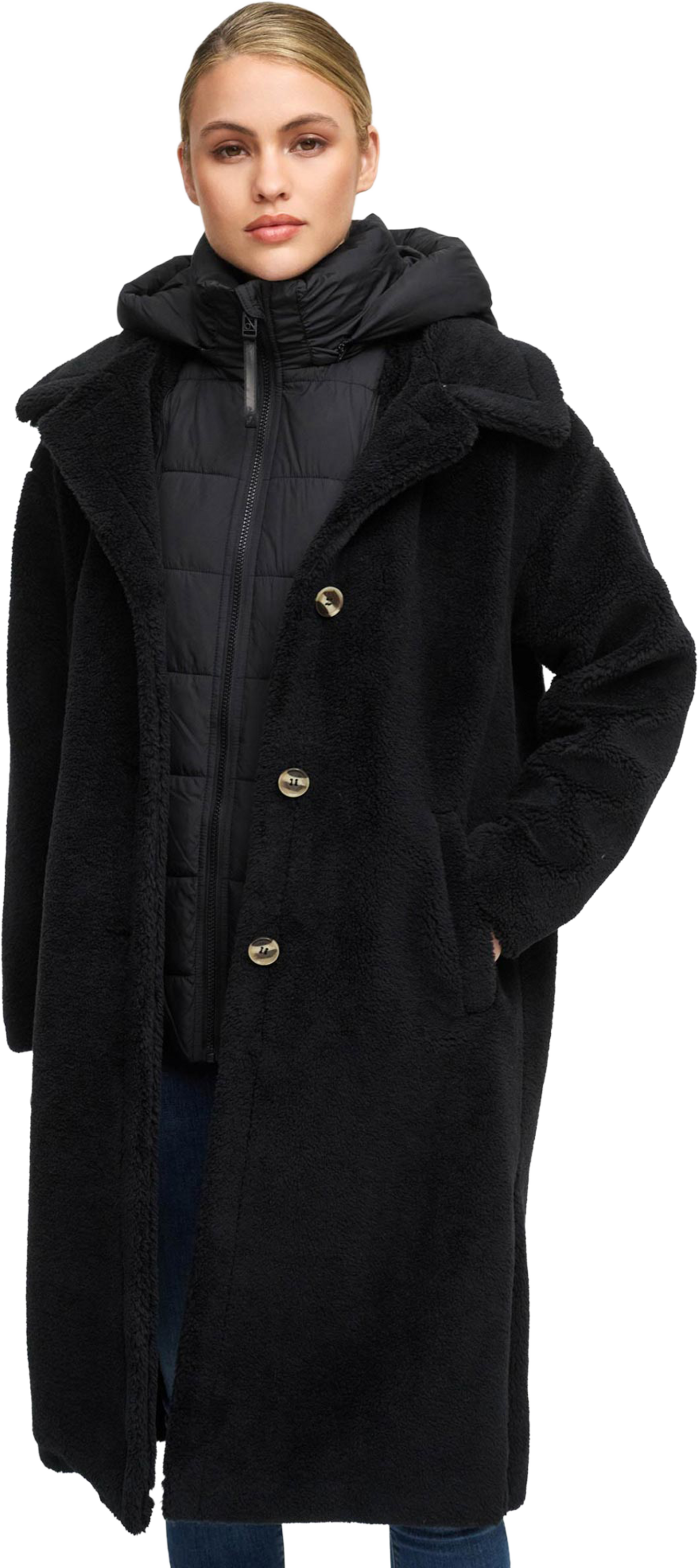 NAVAHOO, Women Winterjacket Teddyzauber