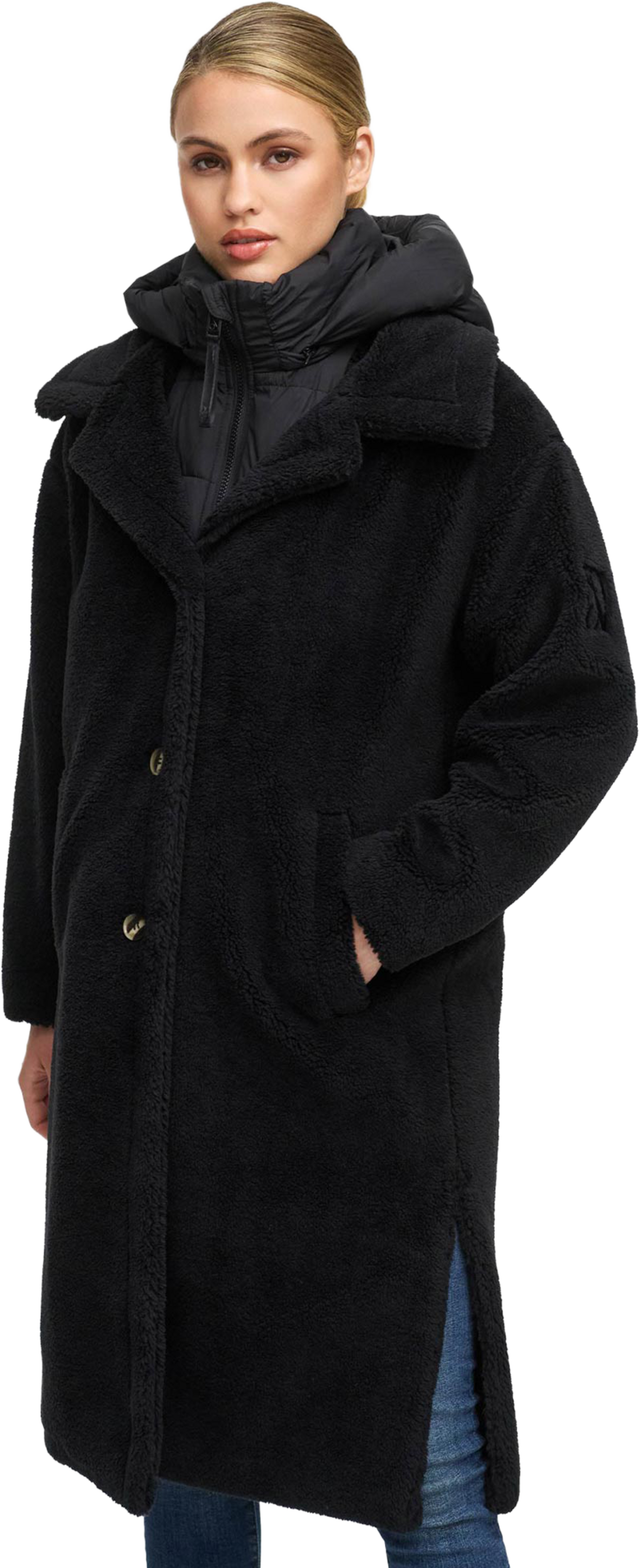 NAVAHOO, Women Winterjacket Teddyzauber