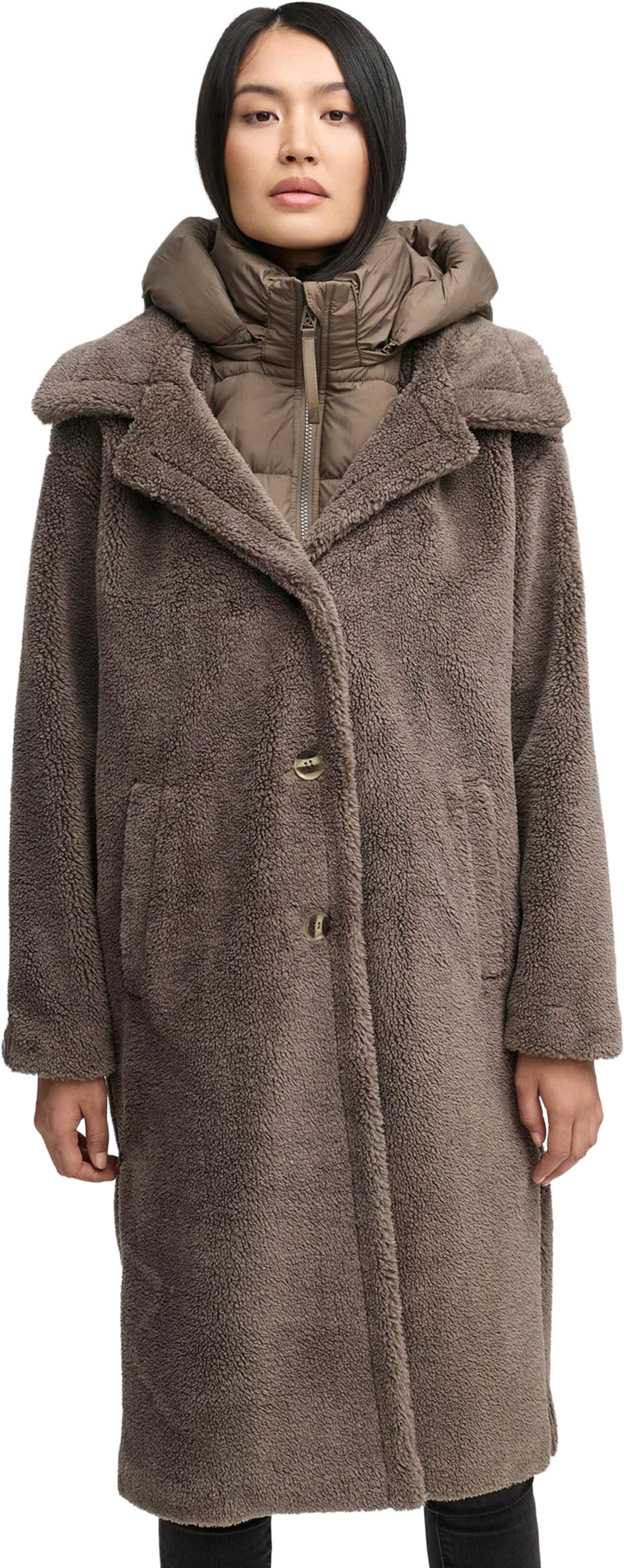 NAVAHOO, Women Winterjacket Teddyzauber