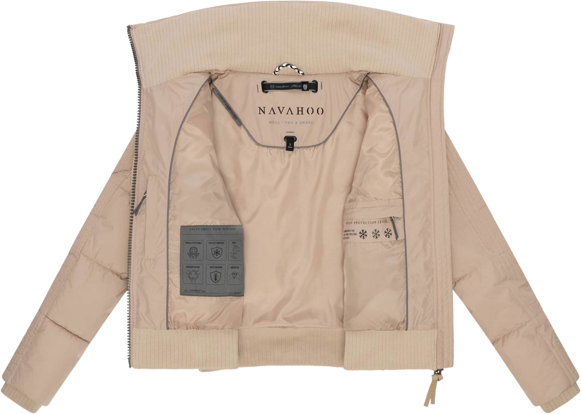 NAVAHOO, Women Winterjacket Teddyzone