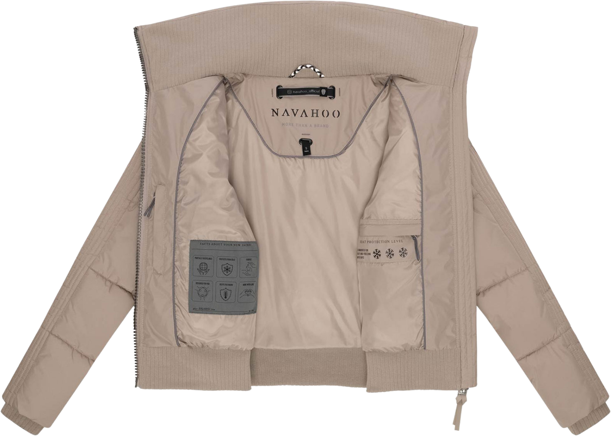 NAVAHOO, Women Winterjacket Teddyzone