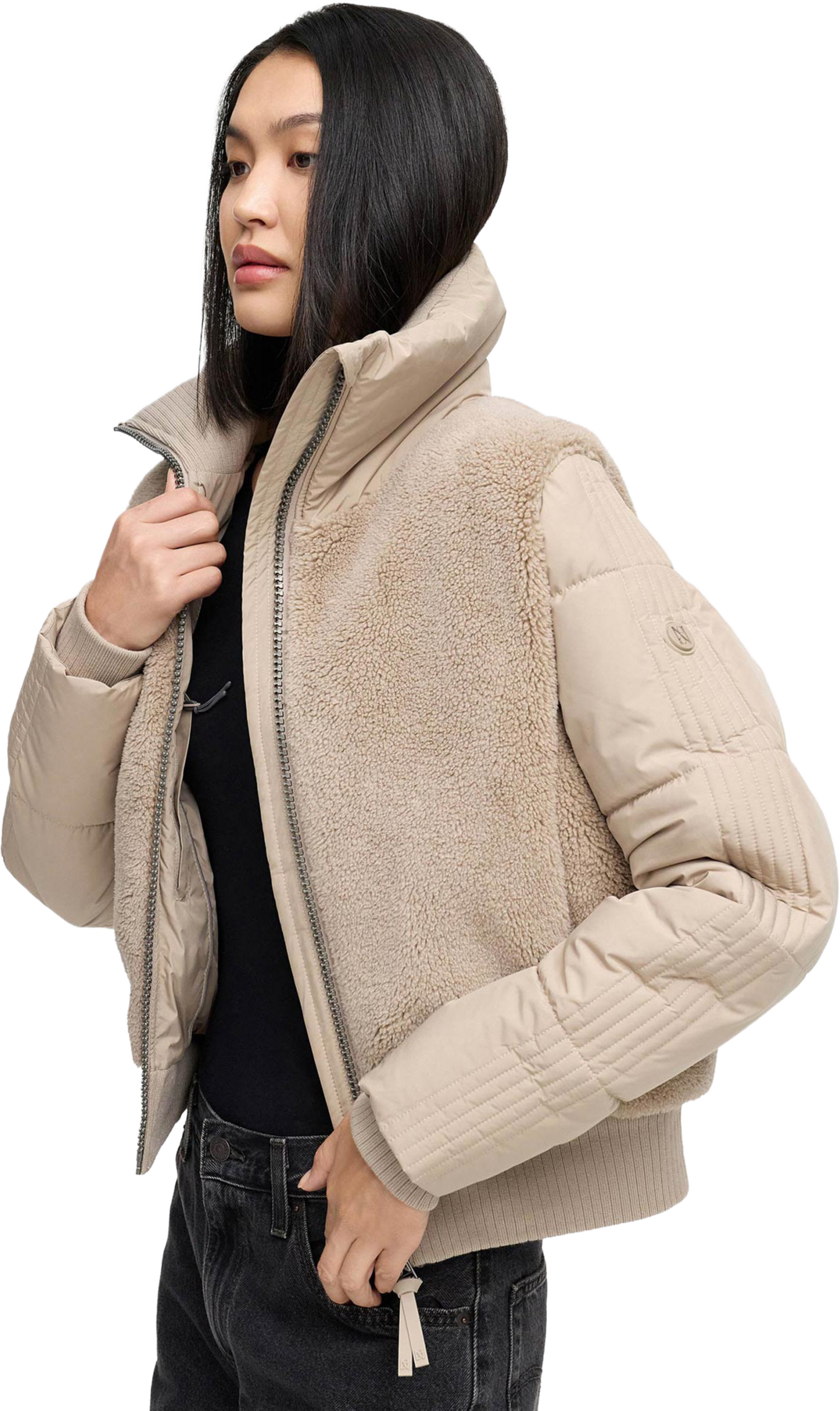 NAVAHOO, Women Winterjacket Teddyzone