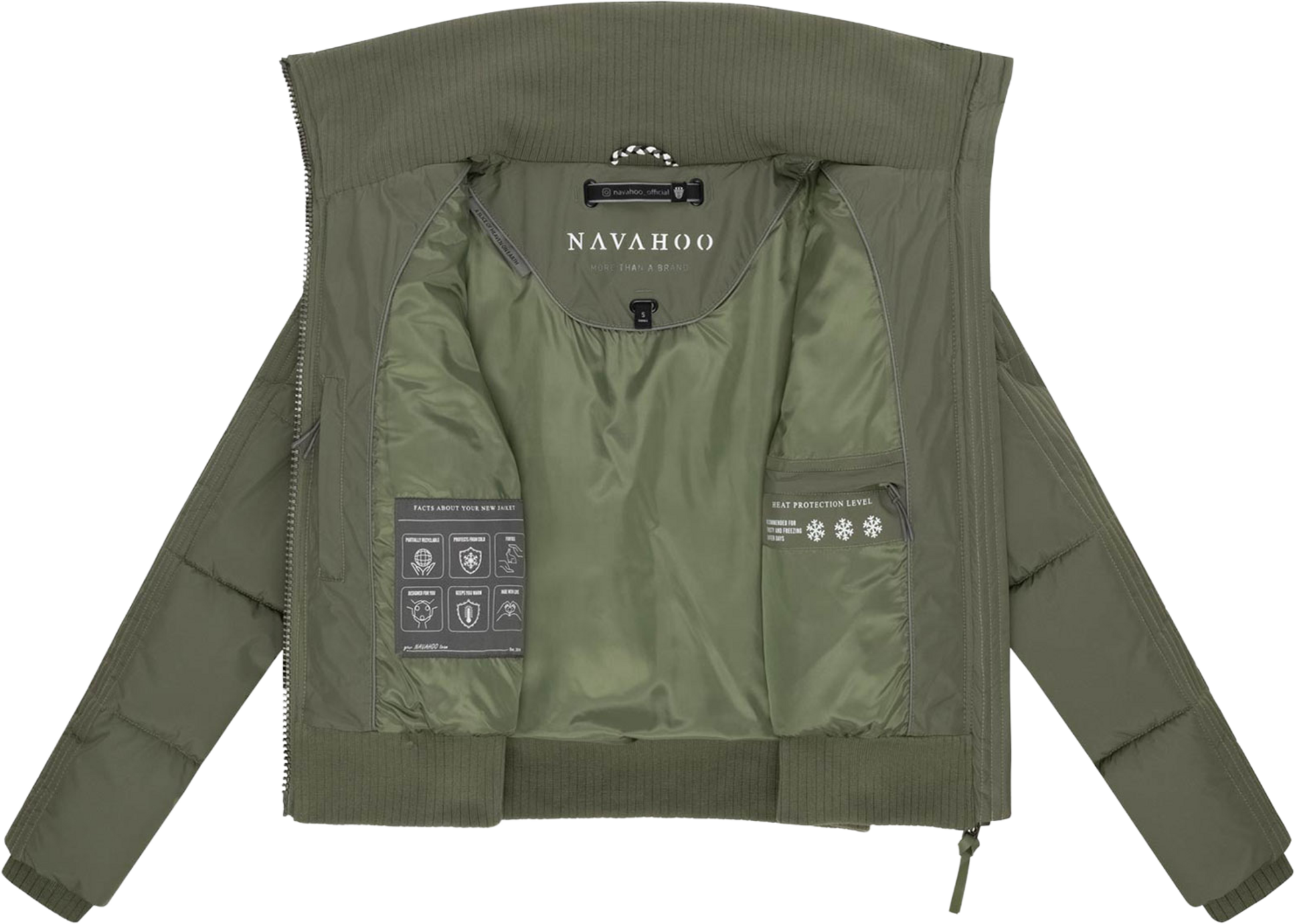 NAVAHOO, Women Winterjacket Teddyzone