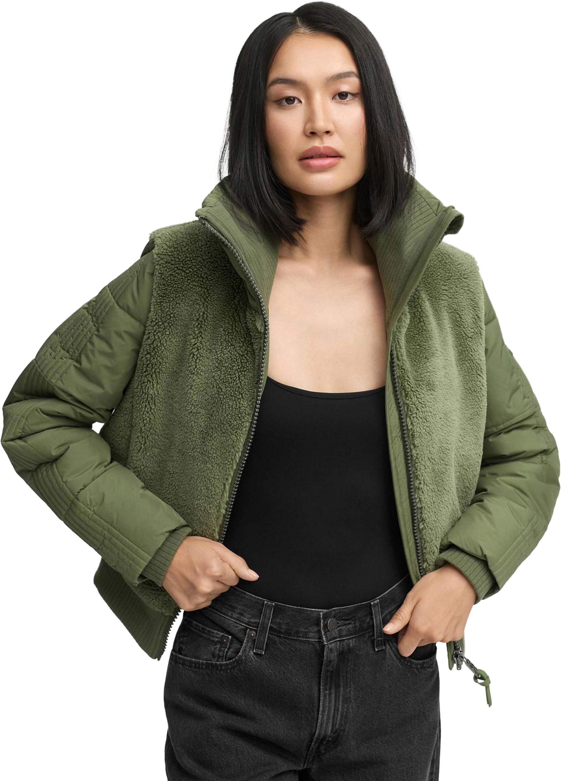 NAVAHOO, Women Winterjacket Teddyzone